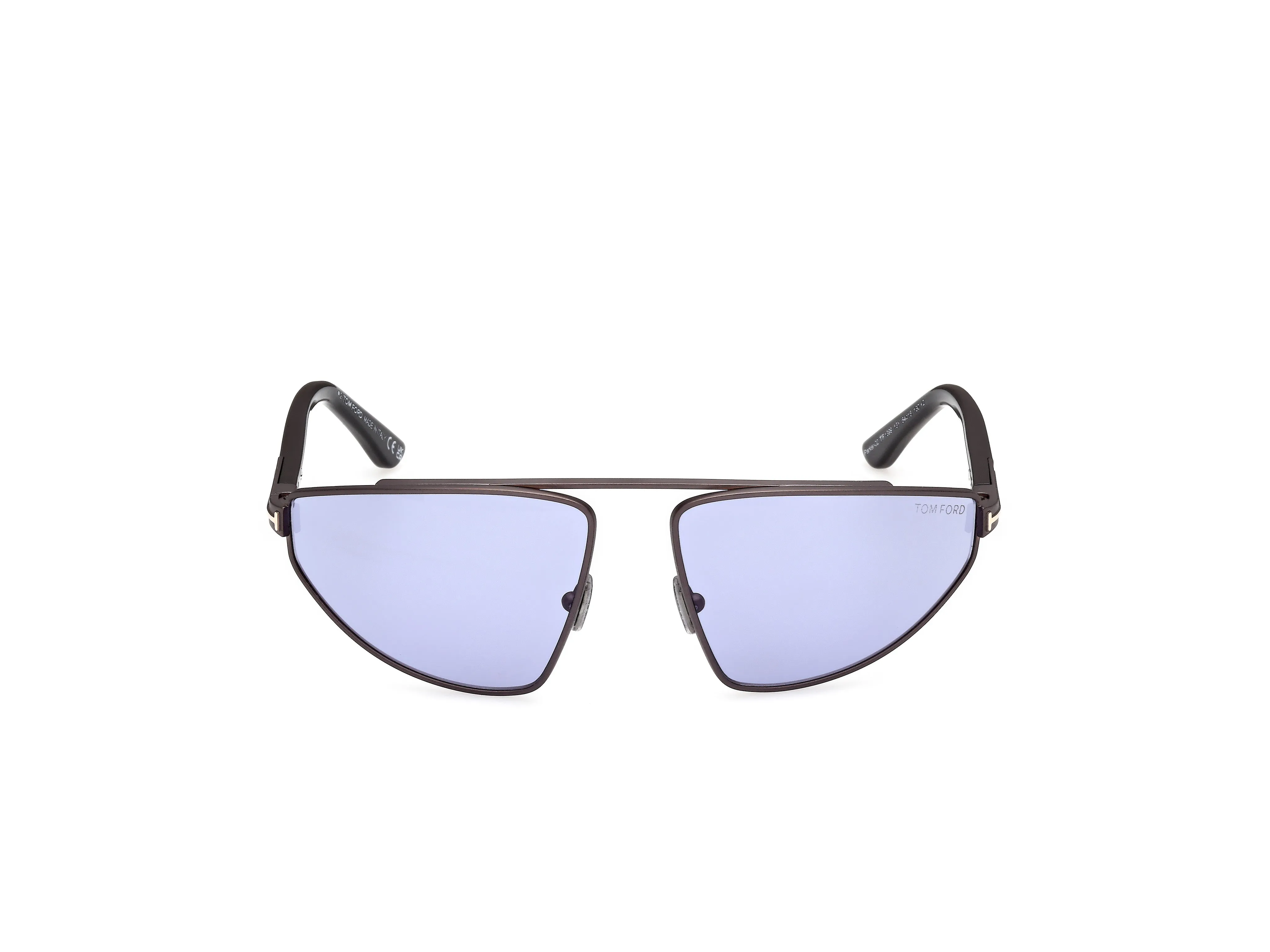 TOM FORD FT1399 PARKER-02 13Y Occhiali da sole Metallo Grigio Viola Pilot Normale - immagine 2