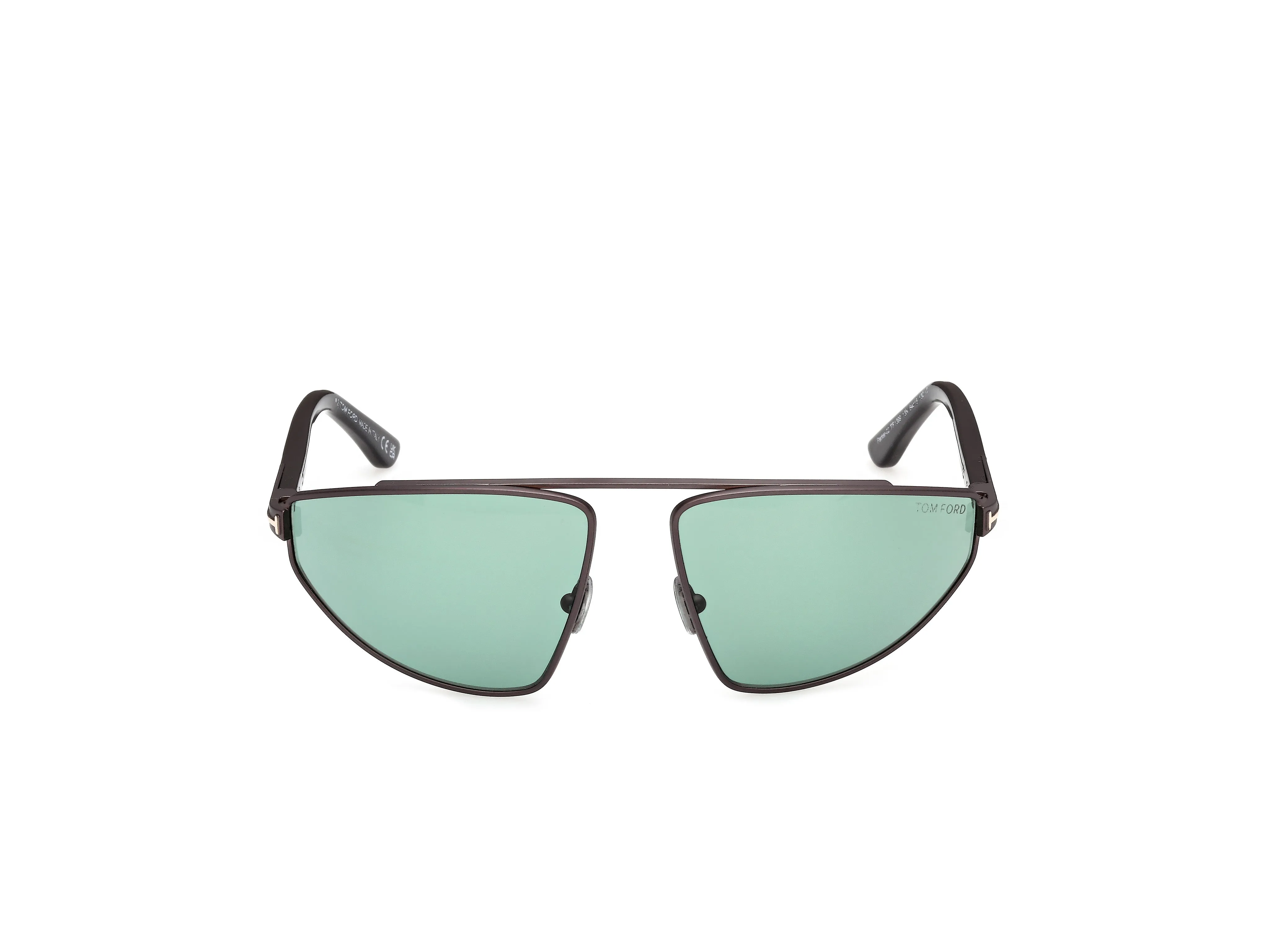 TOM FORD FT1399 PARKER-02 13N Occhiali da sole Metallo Grigio Verde Pilot Normale - immagine 2