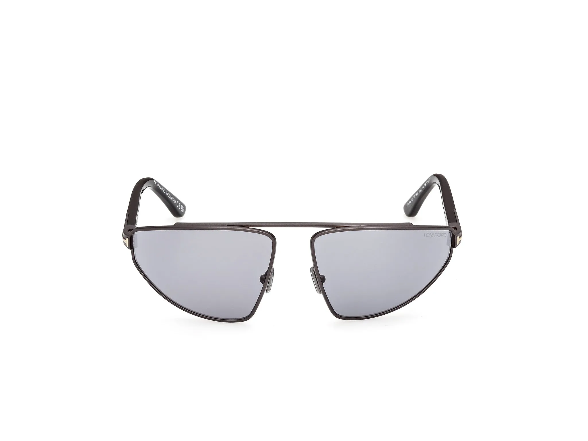 TOM FORD FT1399 PARKER-02 13A Occhiali da sole Metallo Grigio Fumo Pilot Normale - immagine 2