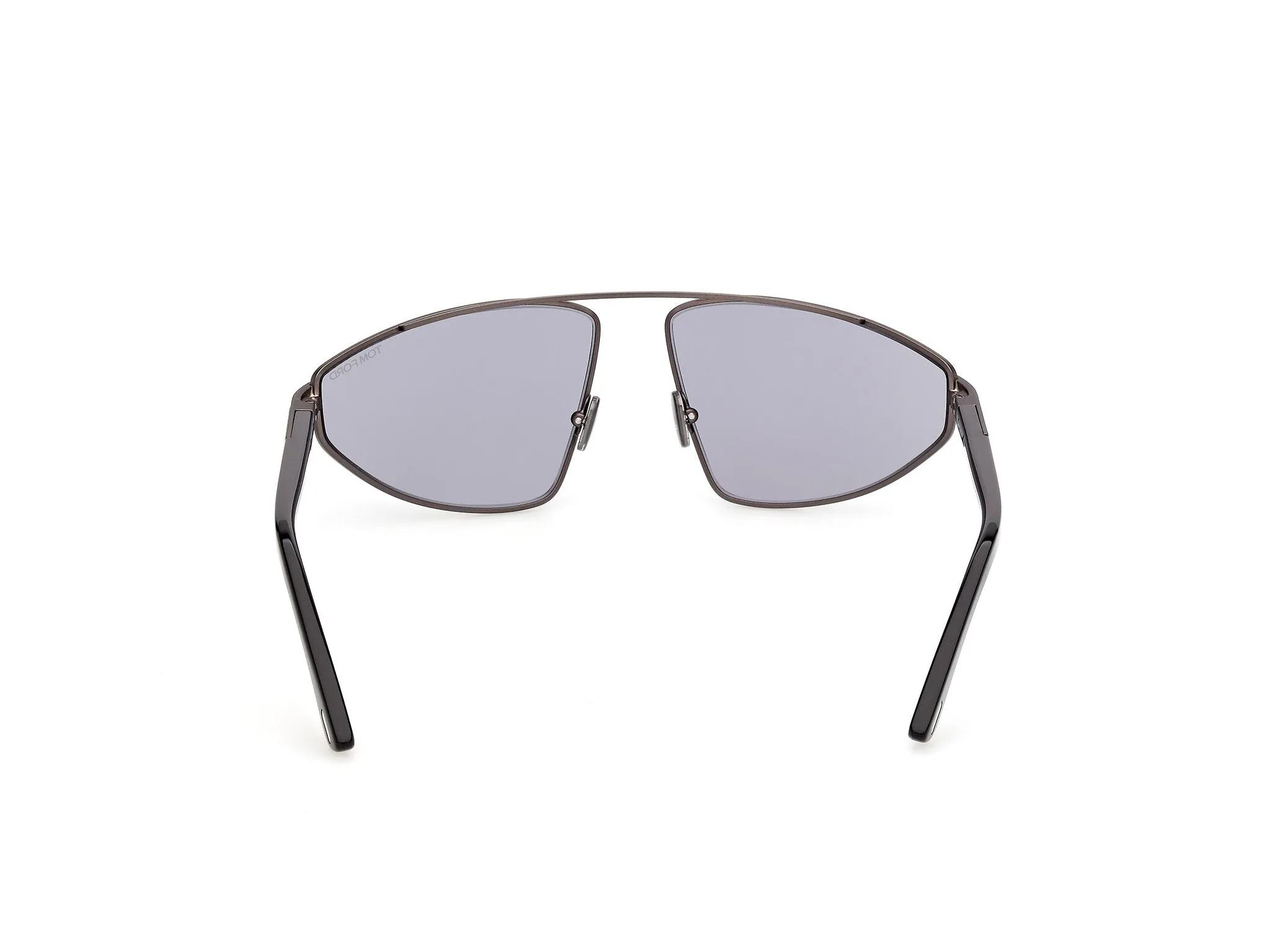 TOM FORD FT1399 PARKER-02 13A Occhiali da sole Metallo Grigio Fumo Pilot Normale - immagine 4