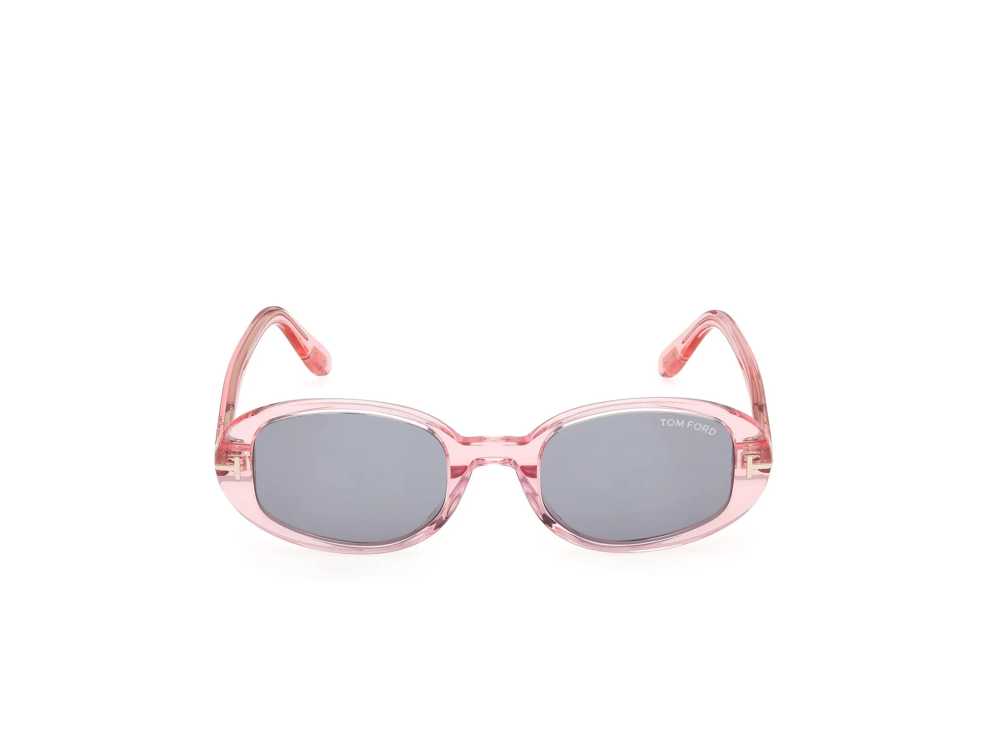 TOM FORD FT1364 IGGY 72A Occhiali da sole Acetato Rosa Fumo Rotonda Normale - immagine 2
