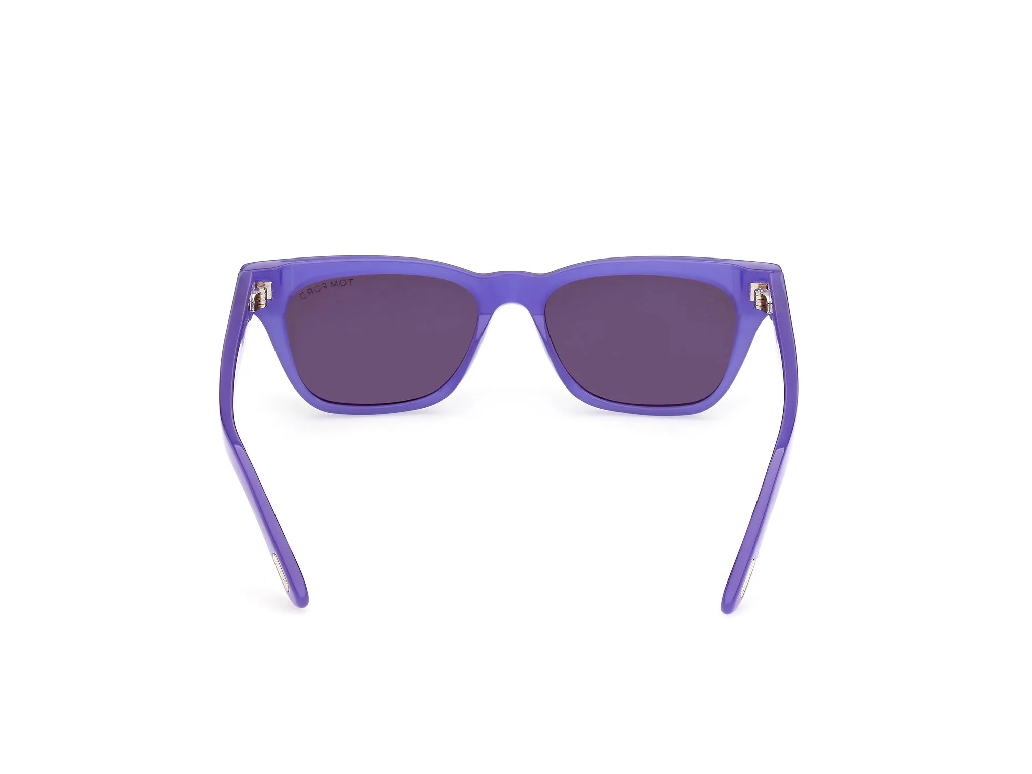 TOM FORD FT1362 PENN-02 81A Occhiali da sole Acetato Viola Fumo Squadrata Normale - immagine 4