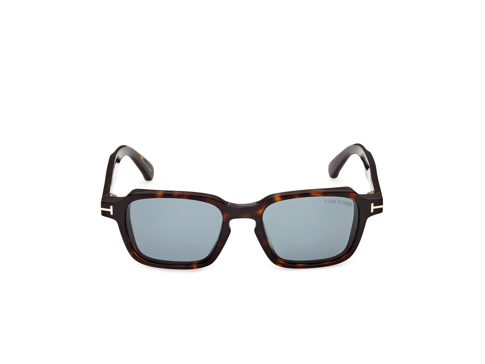 TOM FORD FT1359 EZRA-02 52V Occhiali da sole Acetato Havana Blu Squadrata Normale - immagine 2