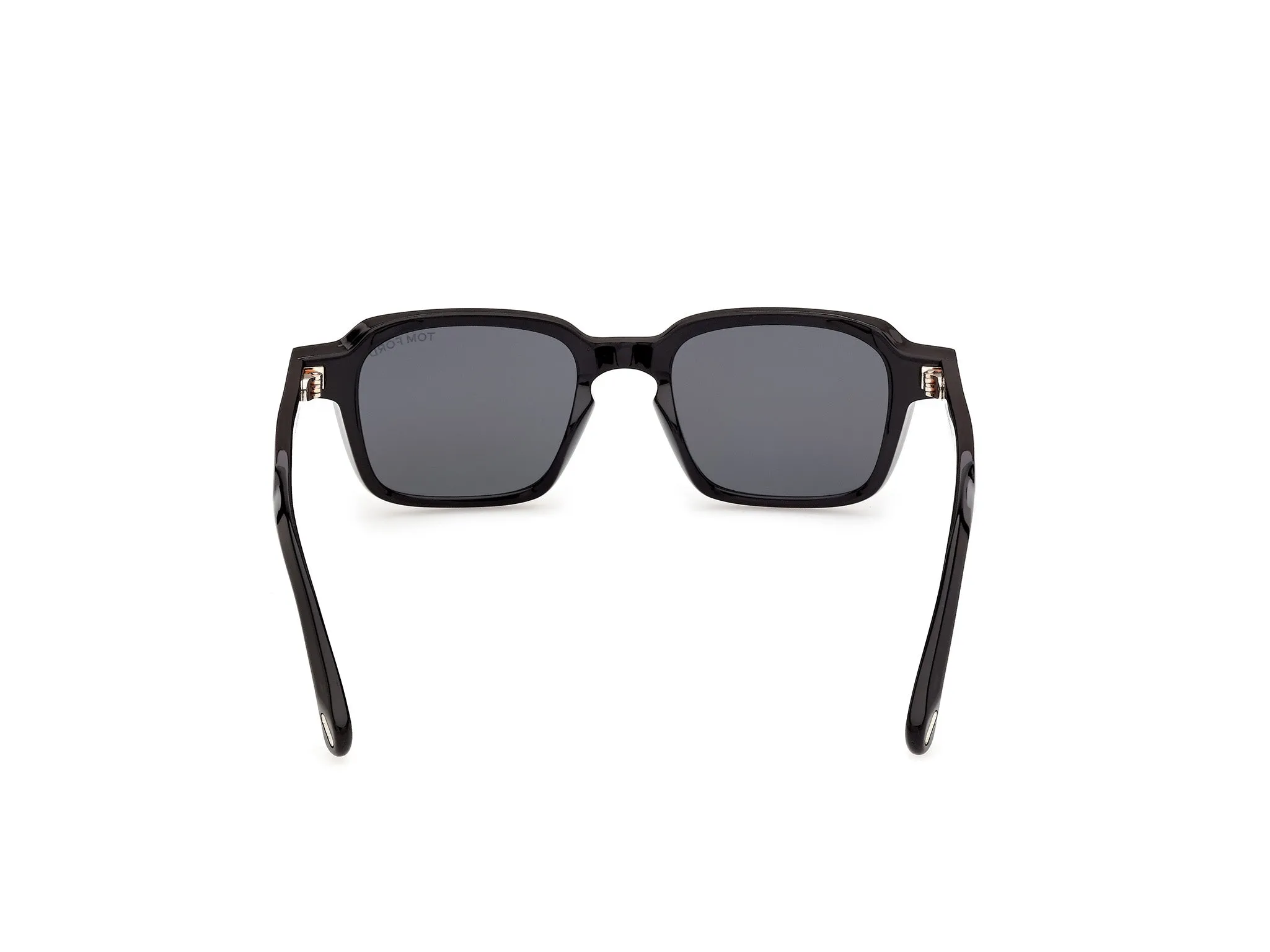 TOM FORD FT1359 EZRA-02 01A Occhiali da sole Acetato Nero Fumo Squadrata Normale - immagine 4