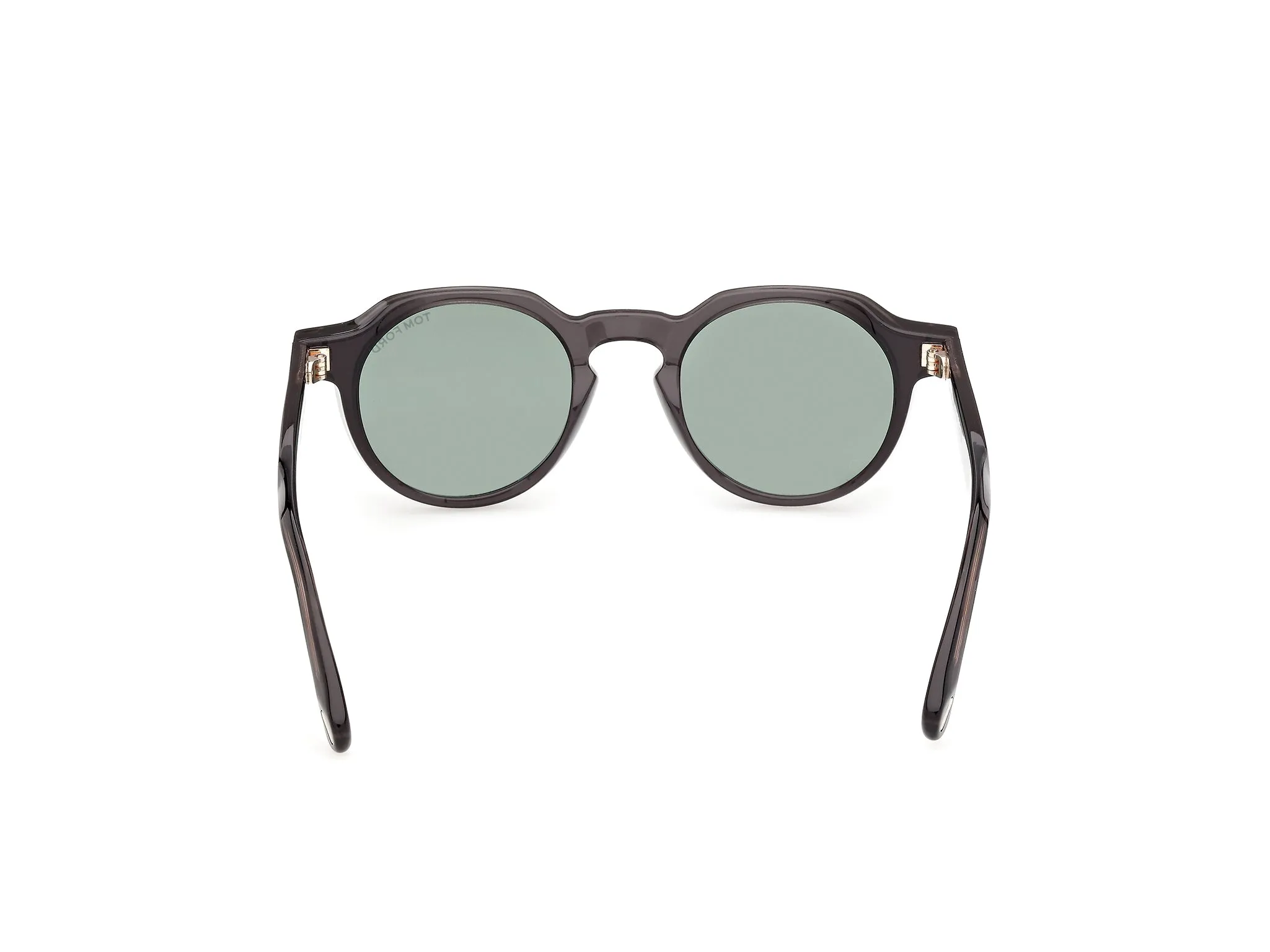 TOM FORD FT1358 THOMAS-02 20N Occhiali da sole Acetato Grigio Verde Rotonda Normale - immagine 4