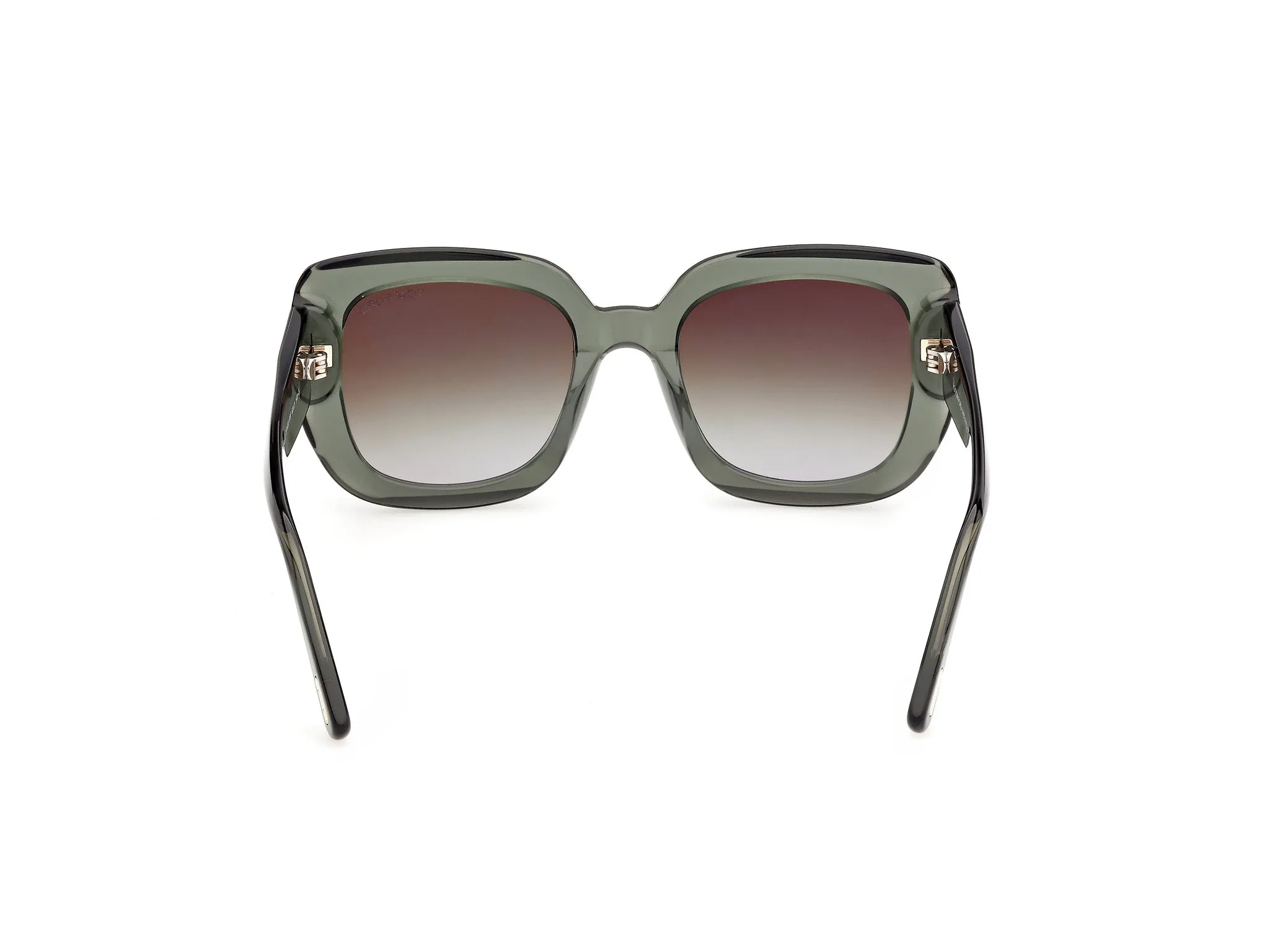 TOM FORD FT1220 CARLA-02 93P Occhiali da sole Acetato Verde Verde Squadrata Normale - immagine 4