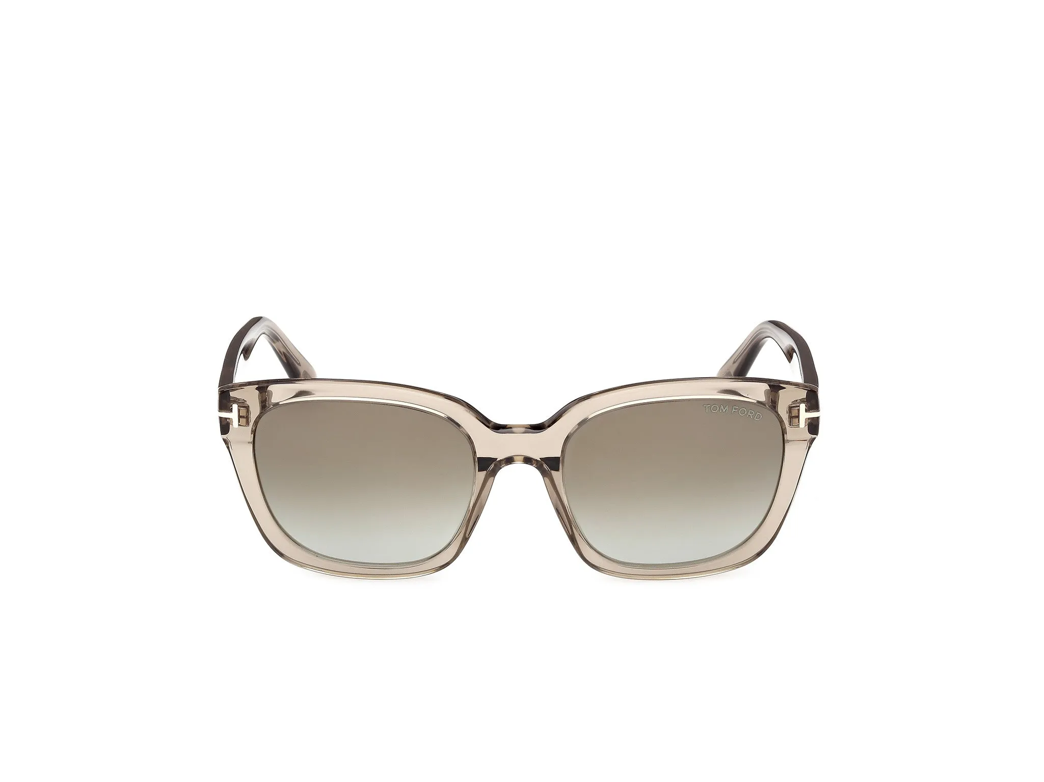 TOM FORD FT1216 HAYLAY 45G Occhiali da sole Acetato Marrone Marrone Squadrata Normale - immagine 2