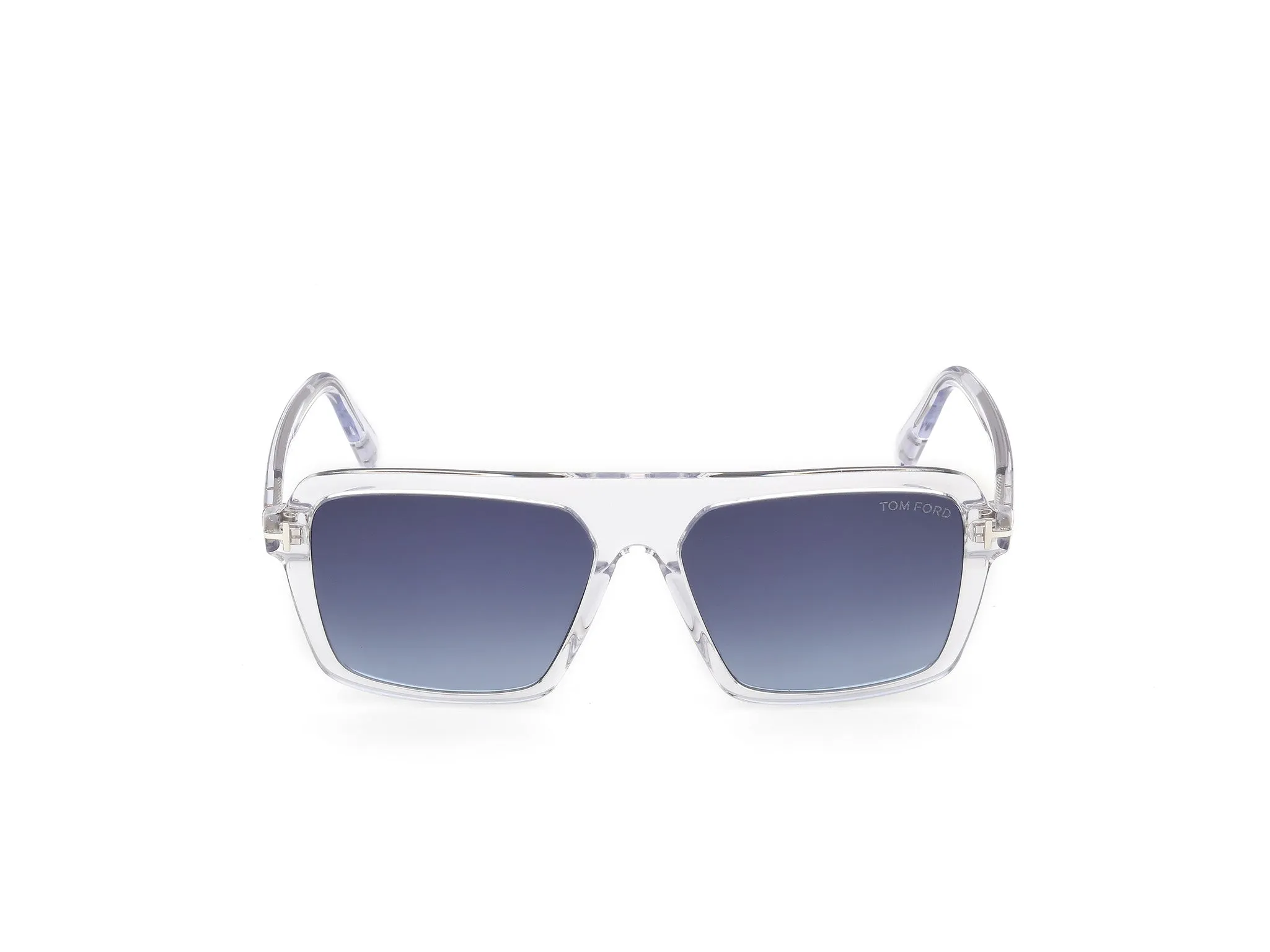 TOM FORD FT1176 VINCENT 26W Occhiali da sole Acetato Trasparente Blu Pilot Normale - immagine 2