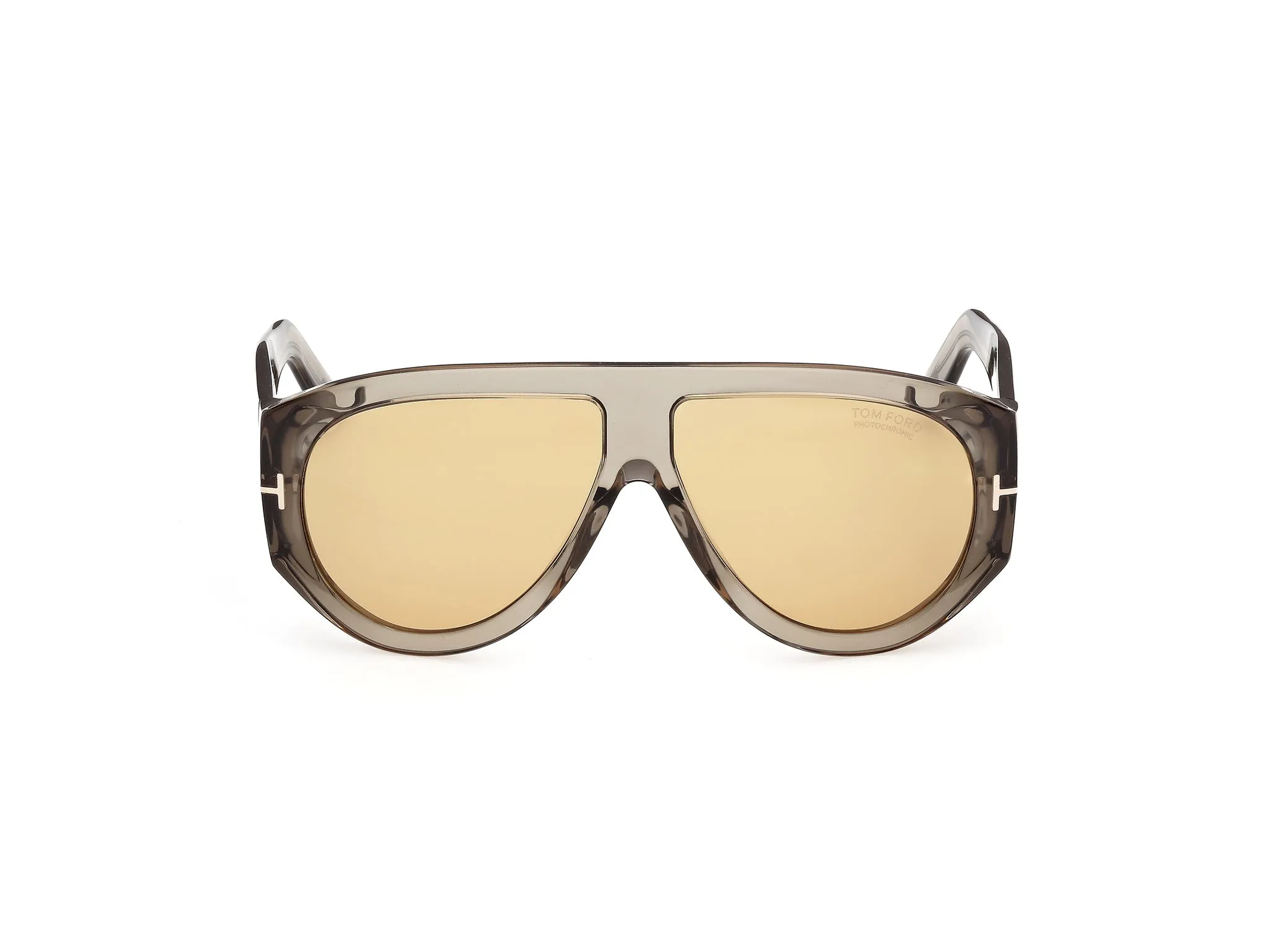 TOM FORD FT1044 BRONSON 93E Occhiali da sole Acetato Verde Marrone Pilot Fotocromatiche - immagine 2