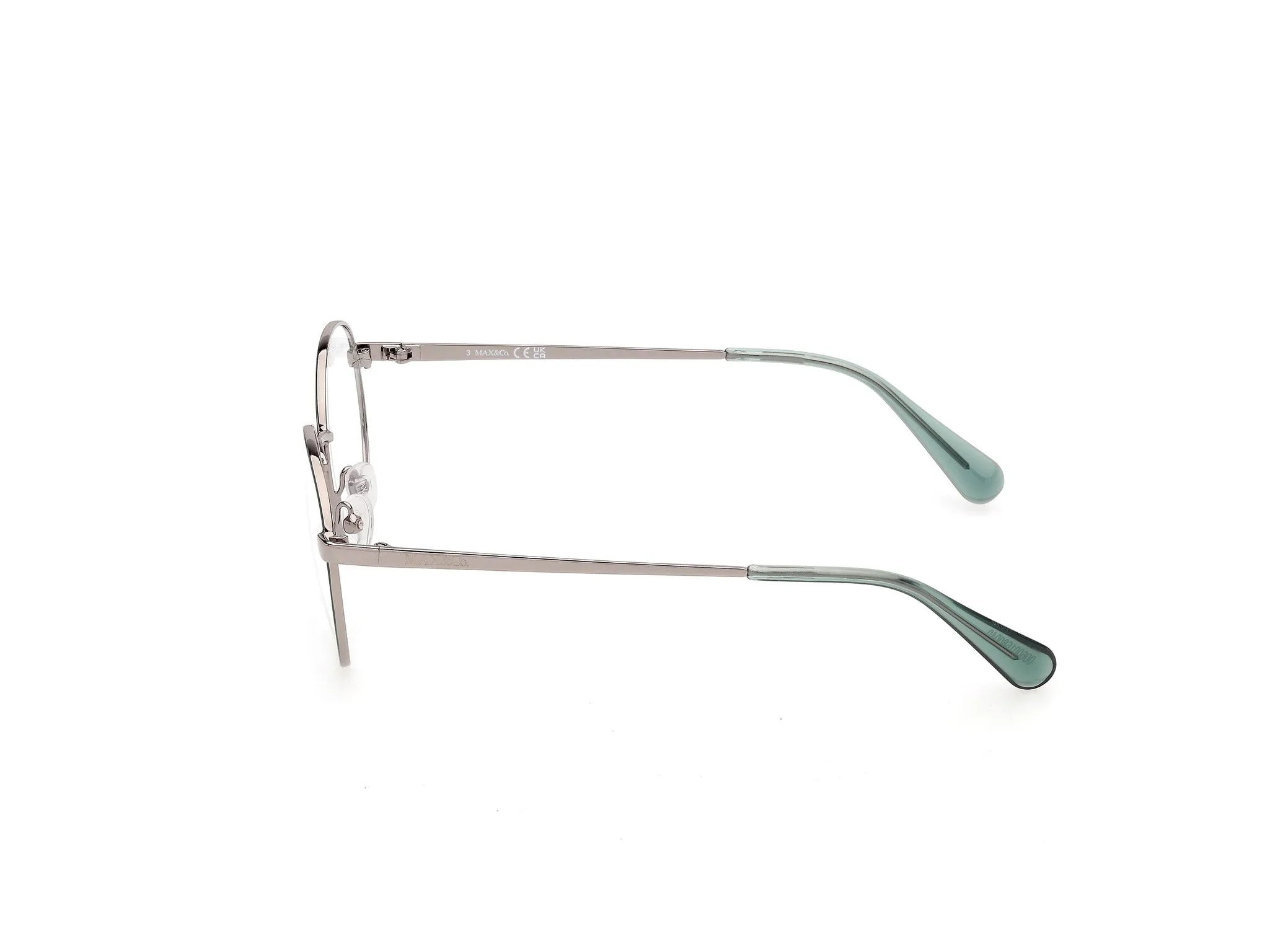 MAX&Co MO5230 95 Montature da vista Metallo Verde Rotonda Normale - immagine 3