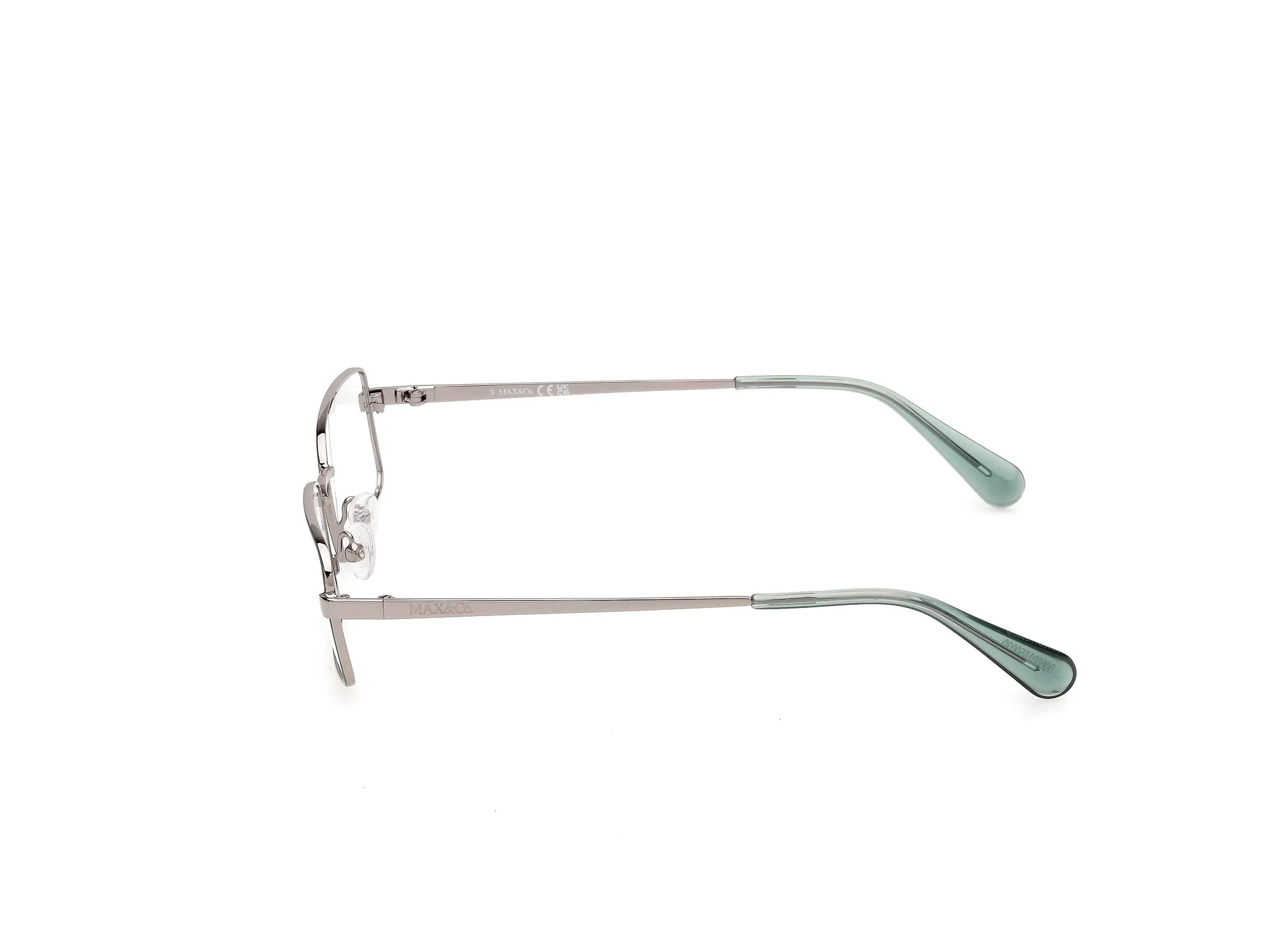 MAX&Co MO5229 95 Montature da vista Metallo Verde Squadrata Normale - immagine 3