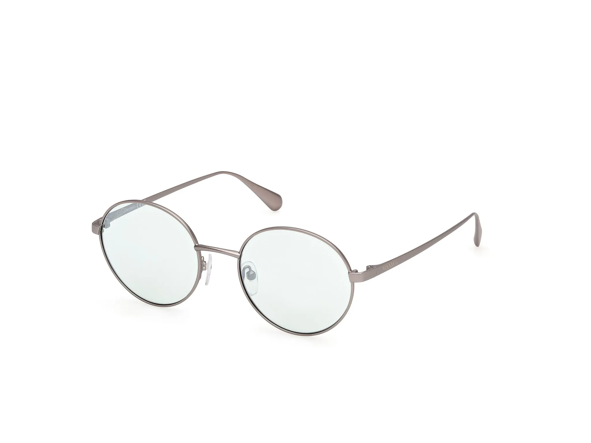 MAX&Co MO0166 13Q Occhiali da sole Metallo Grigio Verde Rotonda Normale - immagine 1