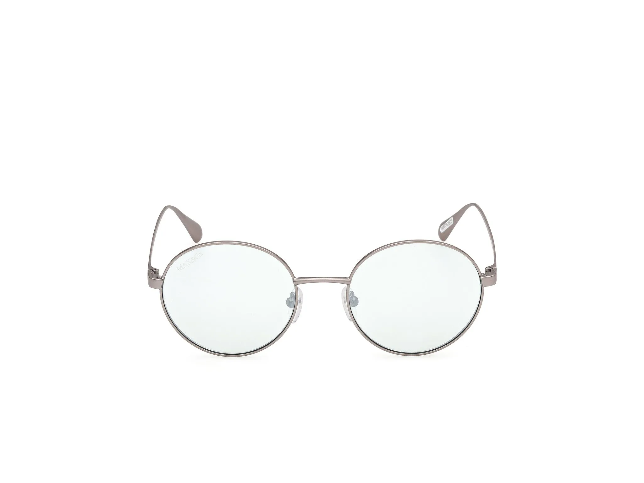 MAX&Co MO0166 13Q Occhiali da sole Metallo Grigio Verde Rotonda Normale - immagine 2