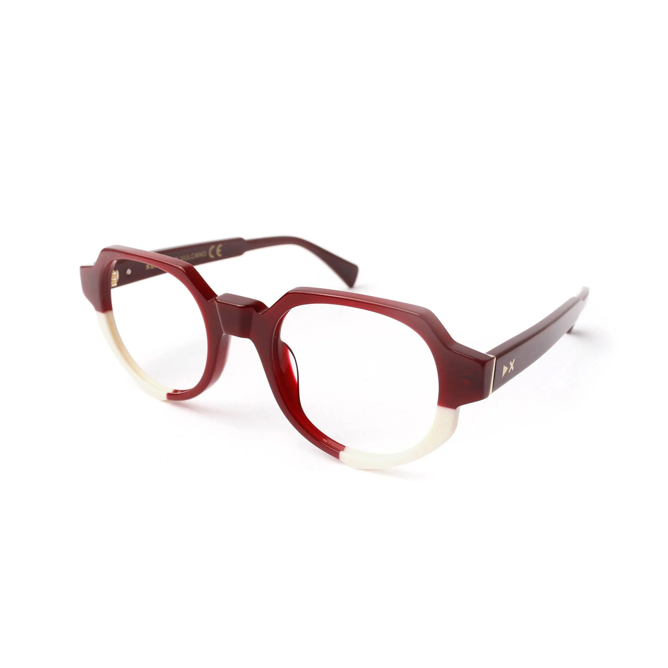 XLAB Vulcano Montature da vista Acetato Miele Grigio Rotonda Fotocromatiche - immagine 1
