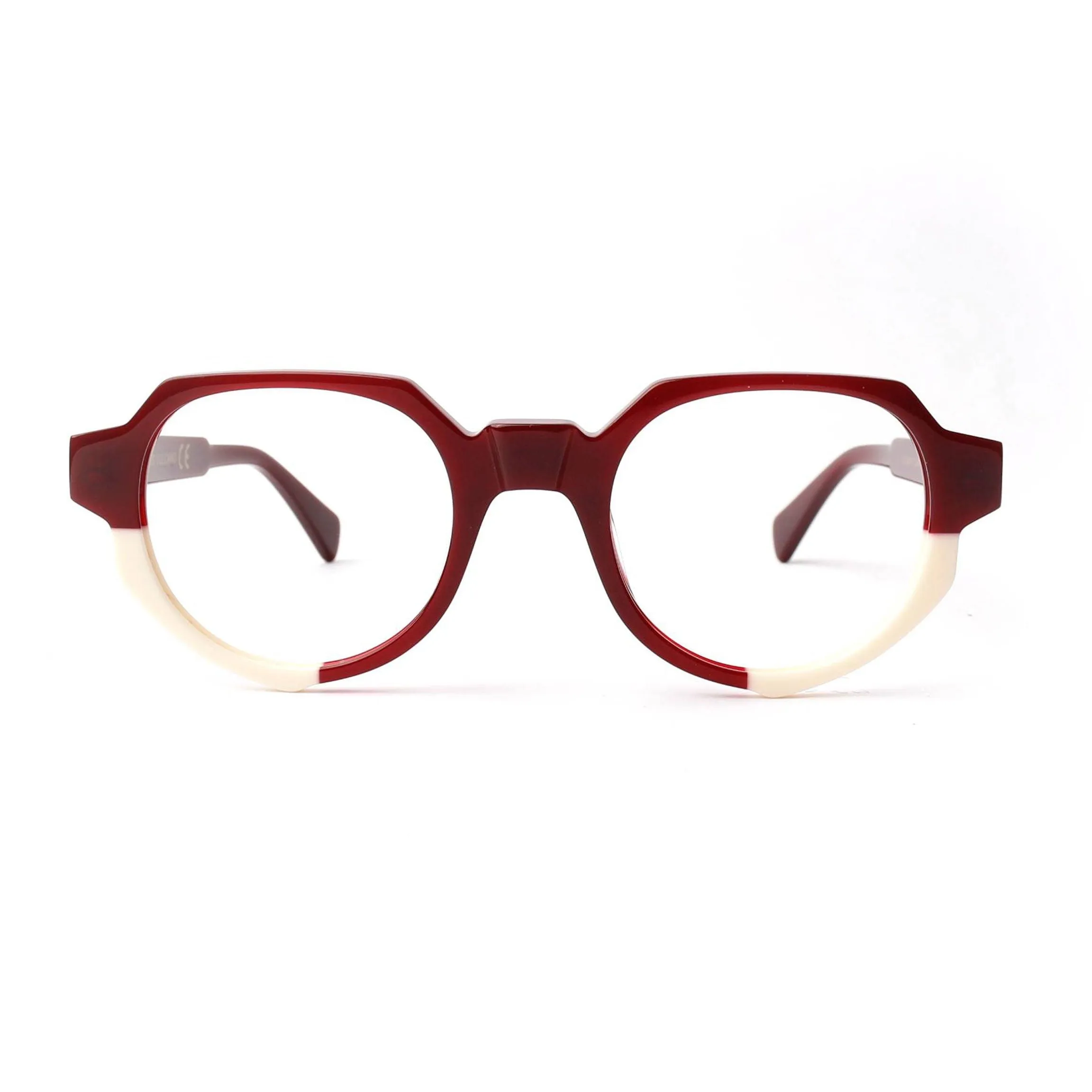 XLAB Vulcano Montature da vista Acetato Nero Rotonda Antiriflesso Antiriflesso - immagine 2