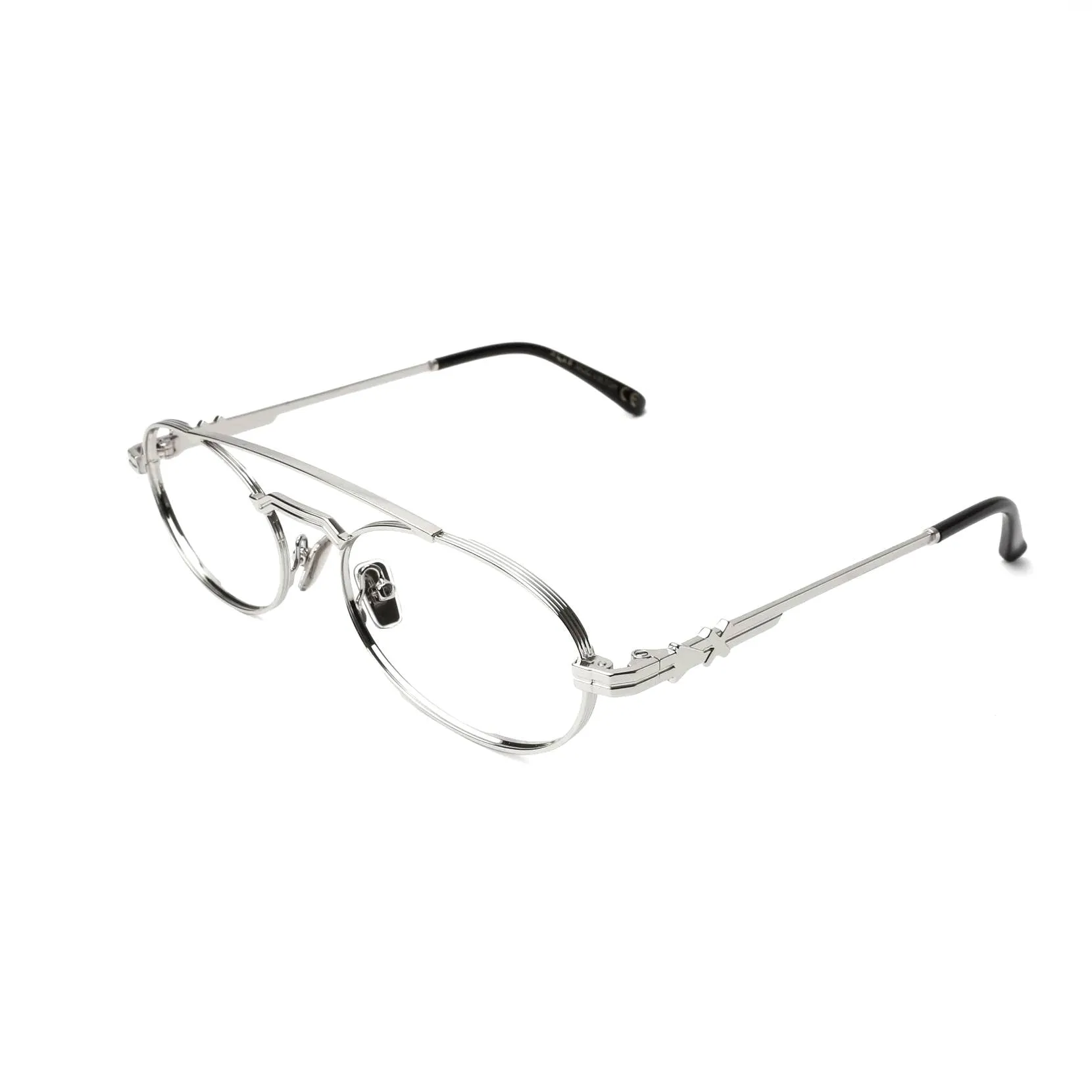 XLAB Viktor Montature da vista Metallo Argento Grigio Rotonda Fotocromatiche - immagine 1