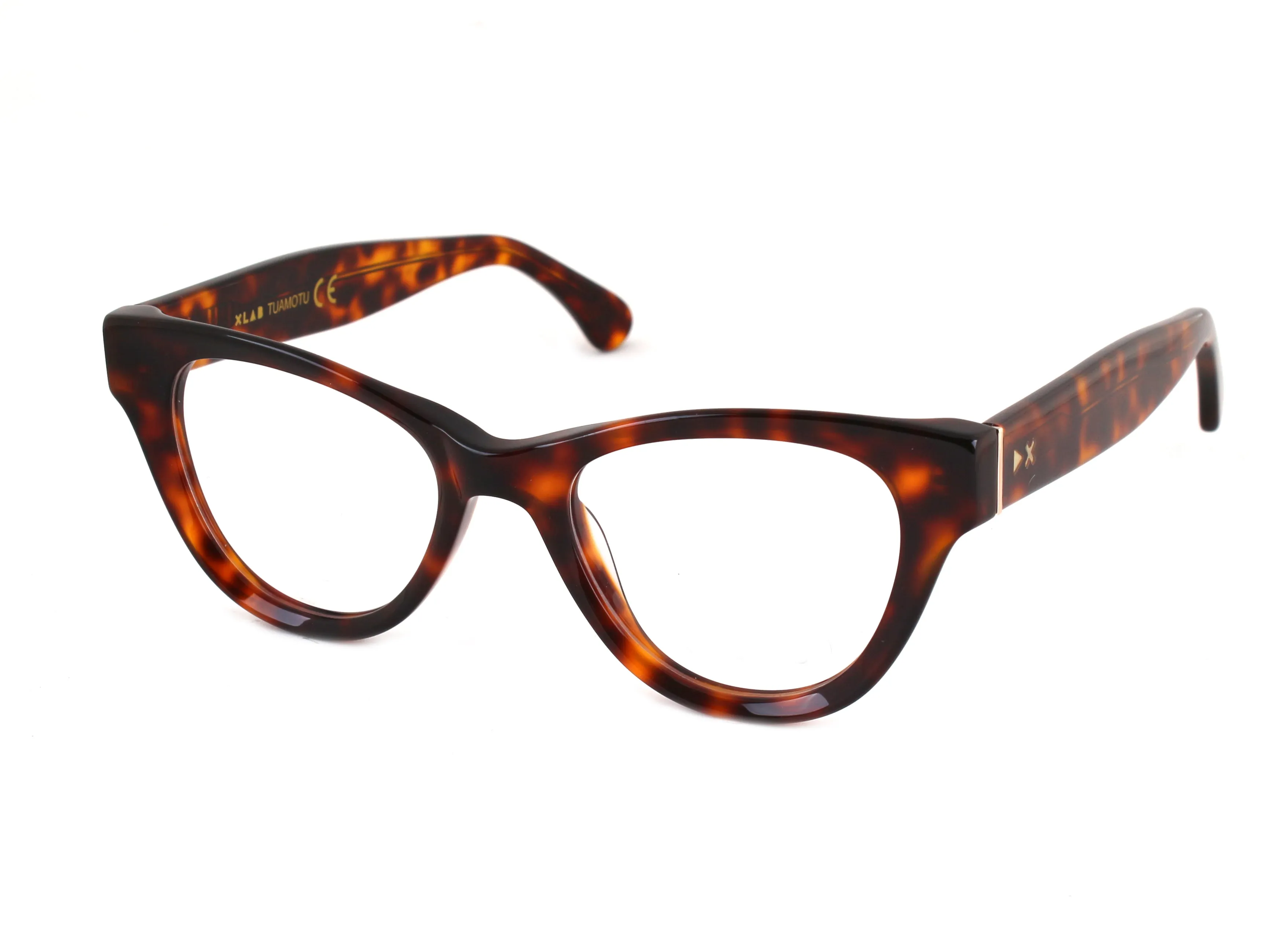 XLAB Donna Tuamotu Montature da vista Acetato Tartaruga Farfalla Anti-luce blu Anti luce blu - per PC - immagine 3