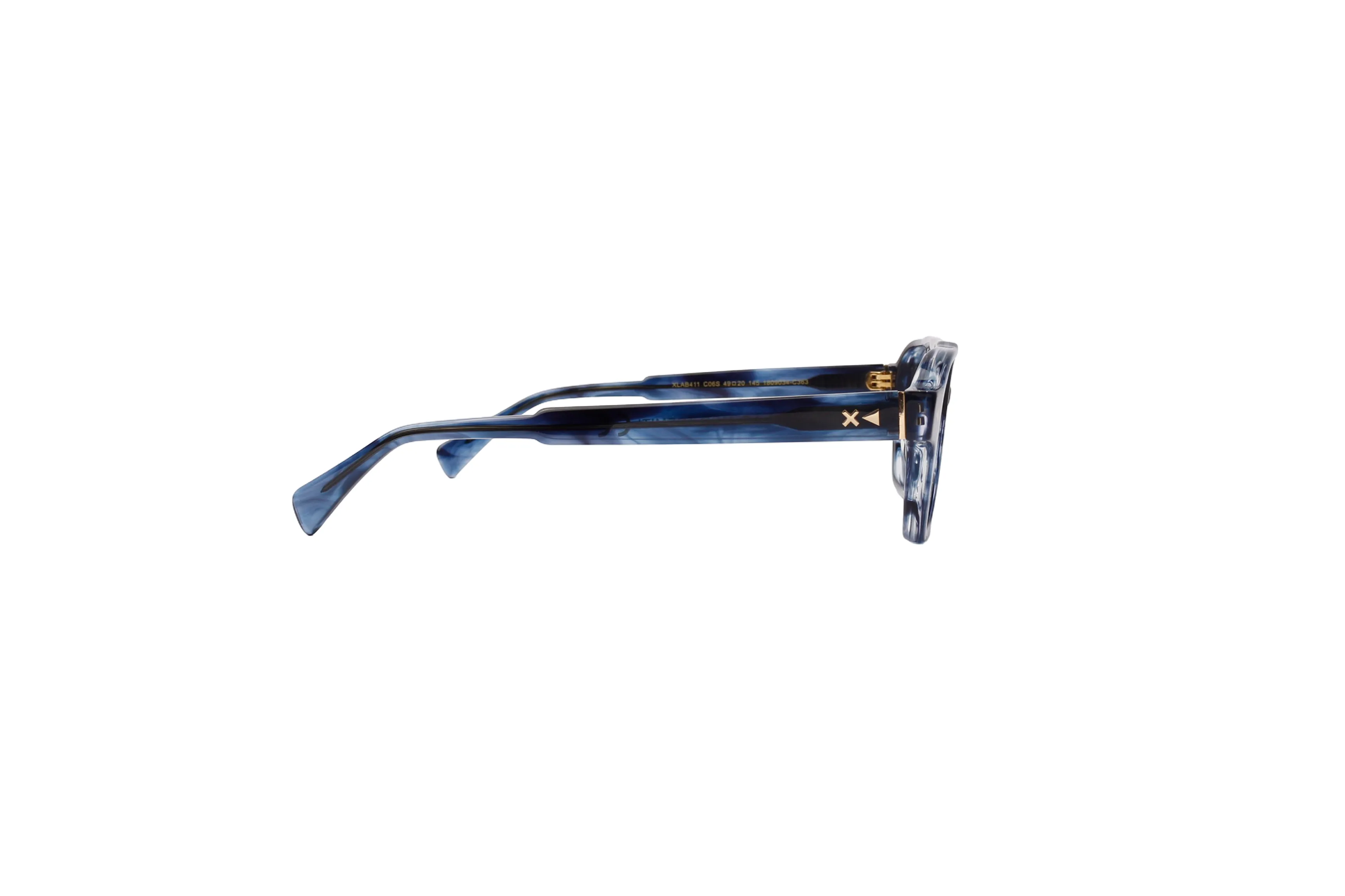 XLAB Unisex Tremiti Montature da vista Acetato Nero Squadrata Antiriflesso Antiriflesso - immagine 3
