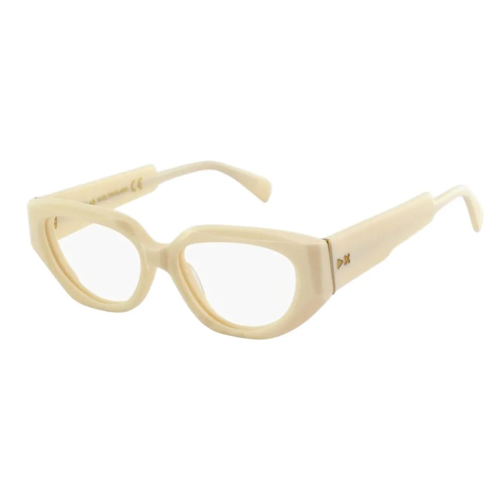 XLAB Tavolara Montature da vista Acetato Marrone striato trasparente opaco Cat Eye Anti-luce blu Anti luce blu - per PC - immagine 1