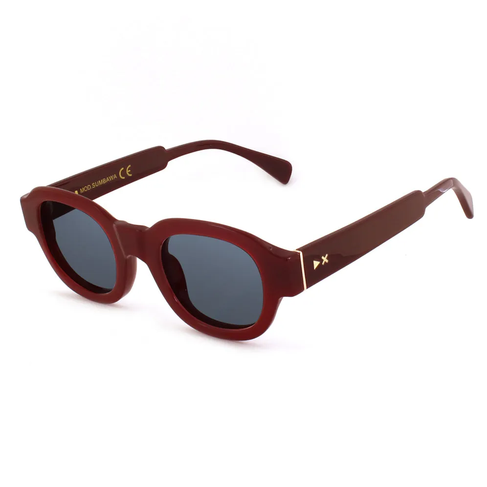 XLAB Sumbawa Montature da vista Acetato Bordeaux Squadrata Anti-luce blu Anti luce blu - per PC - immagine 4