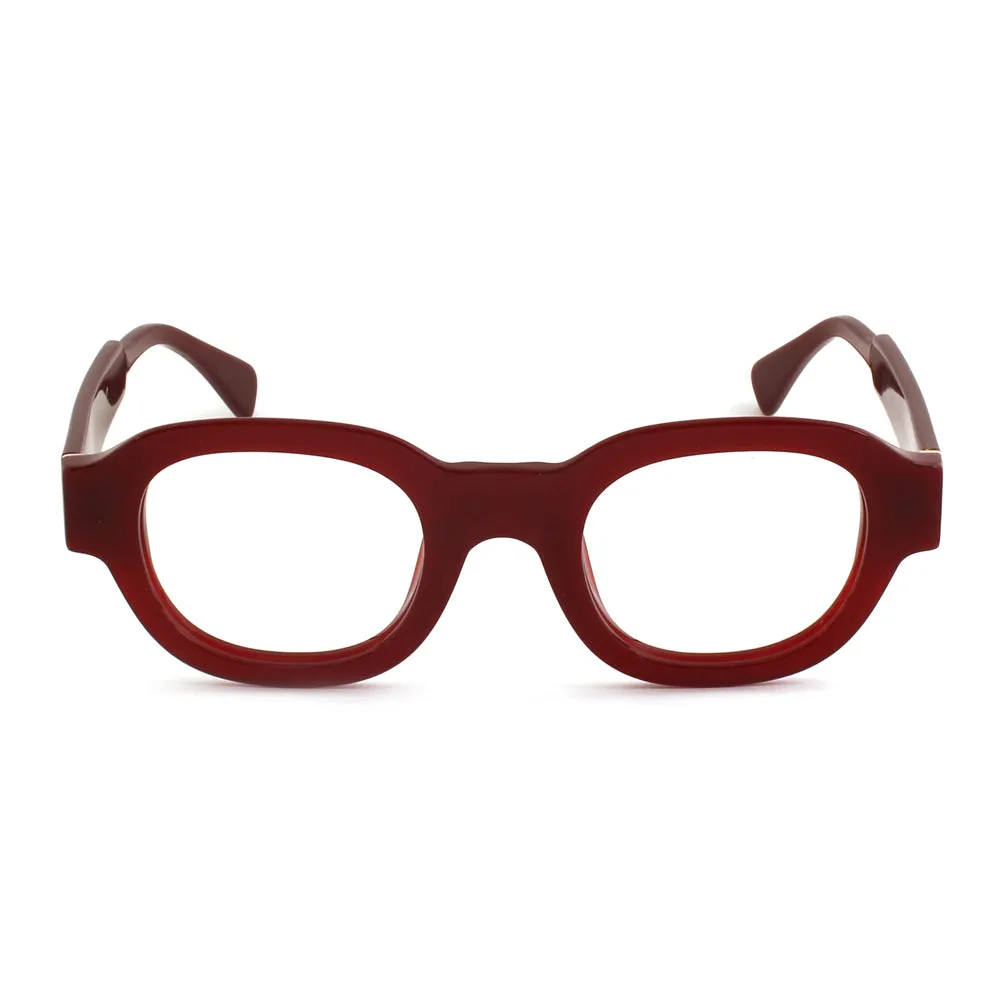 XLAB Sumbawa Montature da vista Acetato Verde striato Squadrata Anti-luce blu Anti luce blu - per PC - immagine 2