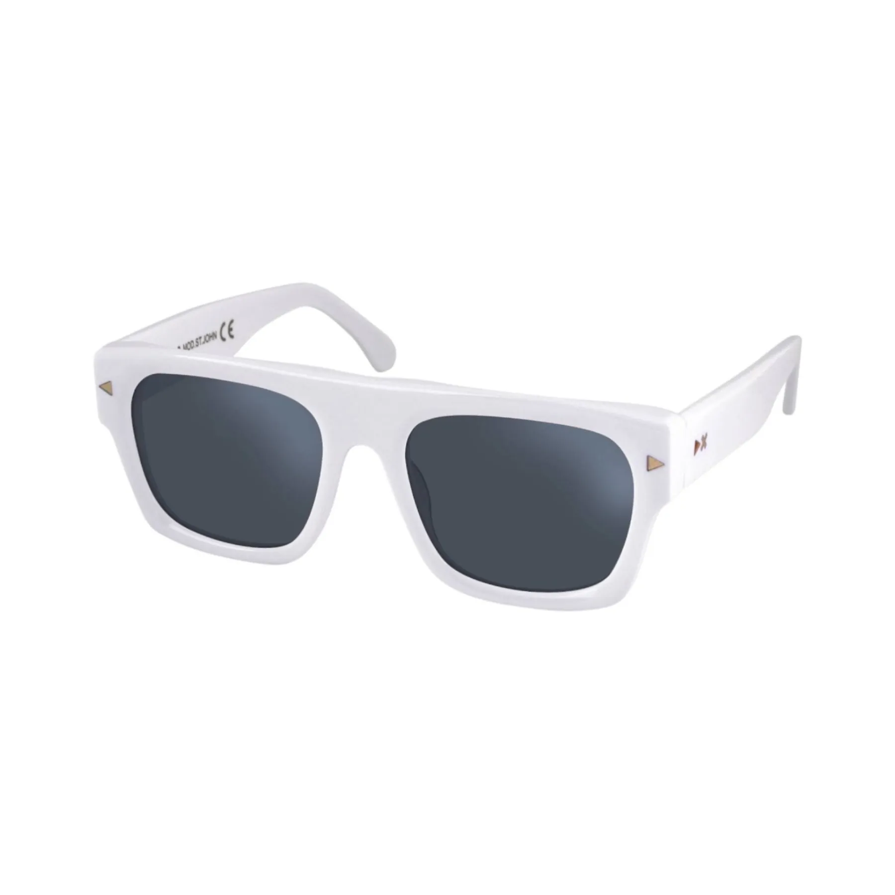 XLAB St.John Montature da vista Acetato Bianco Squadrata Antiriflesso Antiriflesso - immagine 4