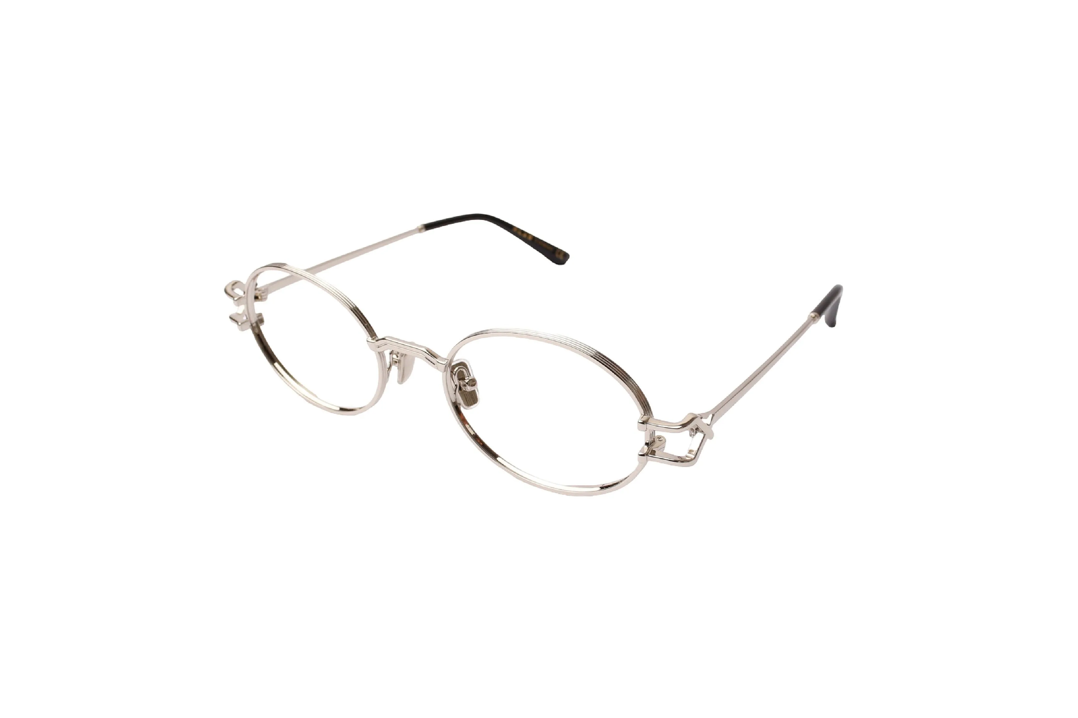 XLAB Unisex S.Domino Montature da vista Metallo Oro Grigio Rotonda Fotocromatiche - immagine 1
