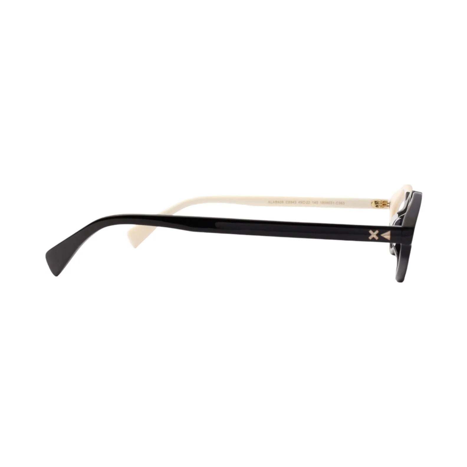 XLAB Unisex Ross Montature da vista Acetato Nero Marrone Geometrica Fotocromatiche - immagine 3