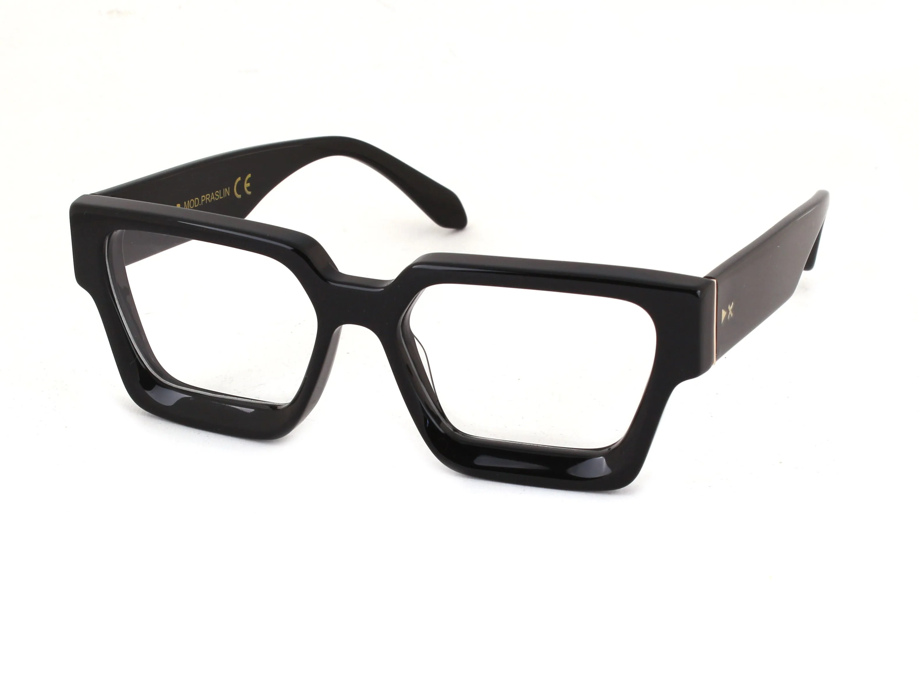 XLAB Unisex Praslin fotocromatico Montature da vista Acetato Nero Squadrata Anti-luce blu Anti luce blu - per PC - immagine 3