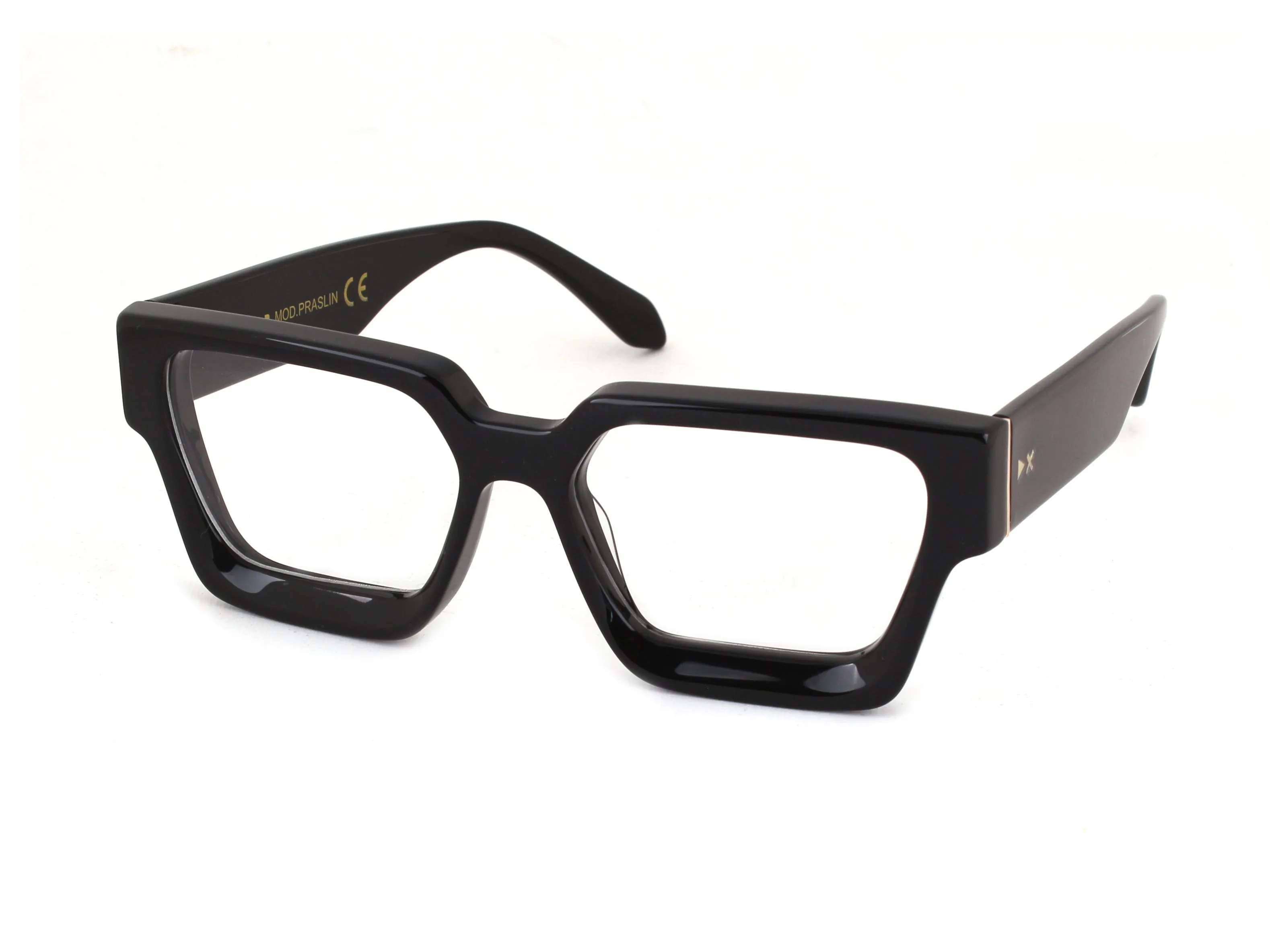 XLAB Unisex Praslin fotocromatico Montature da vista Acetato Nero-opaco Squadrata Anti-luce blu Anti luce blu - per PC - immagine 2