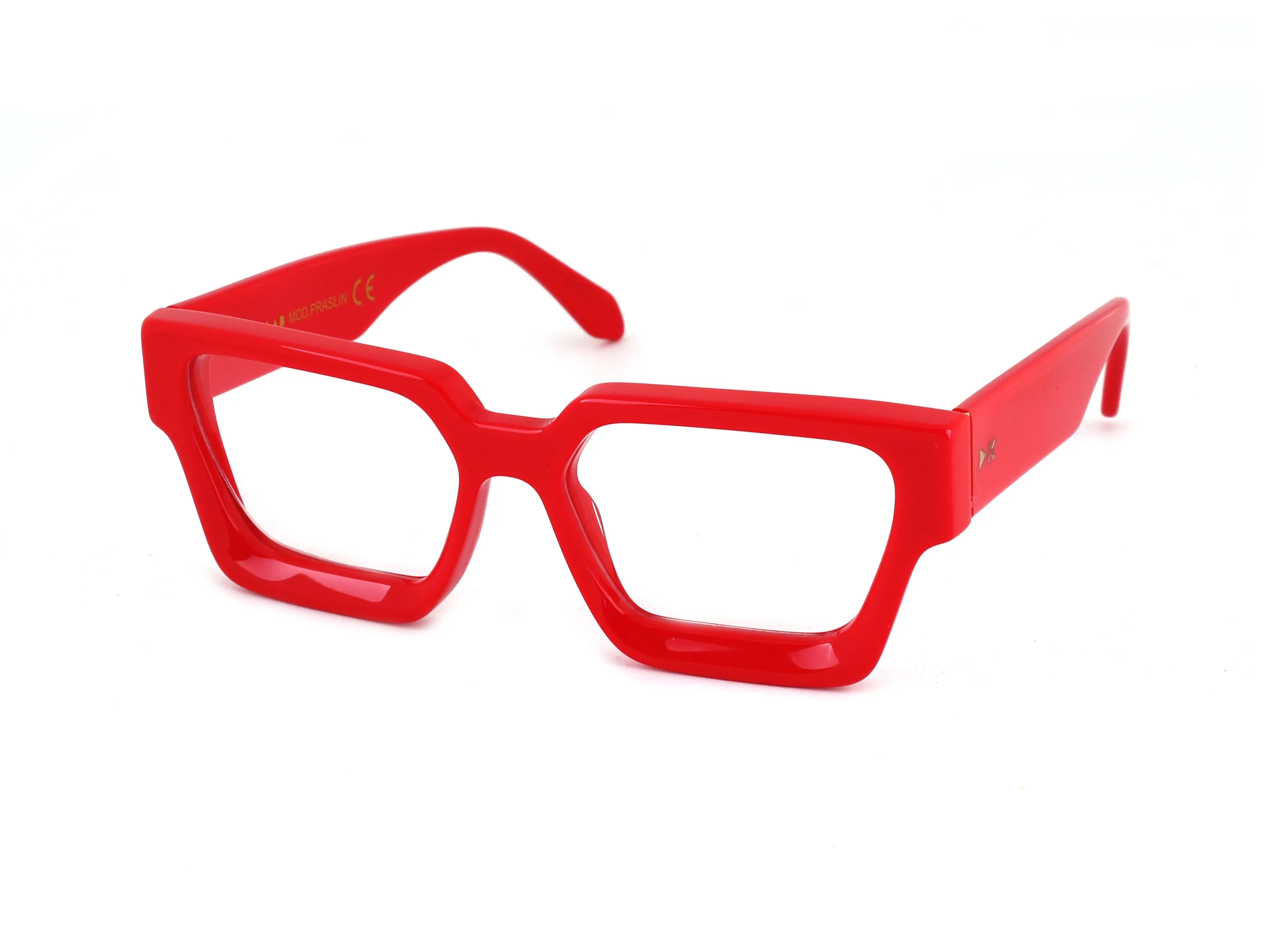 XLAB Unisex Praslin fotocromatico Montature da vista Acetato Trasparente Grigio Squadrata Fotocromatiche - immagine 4