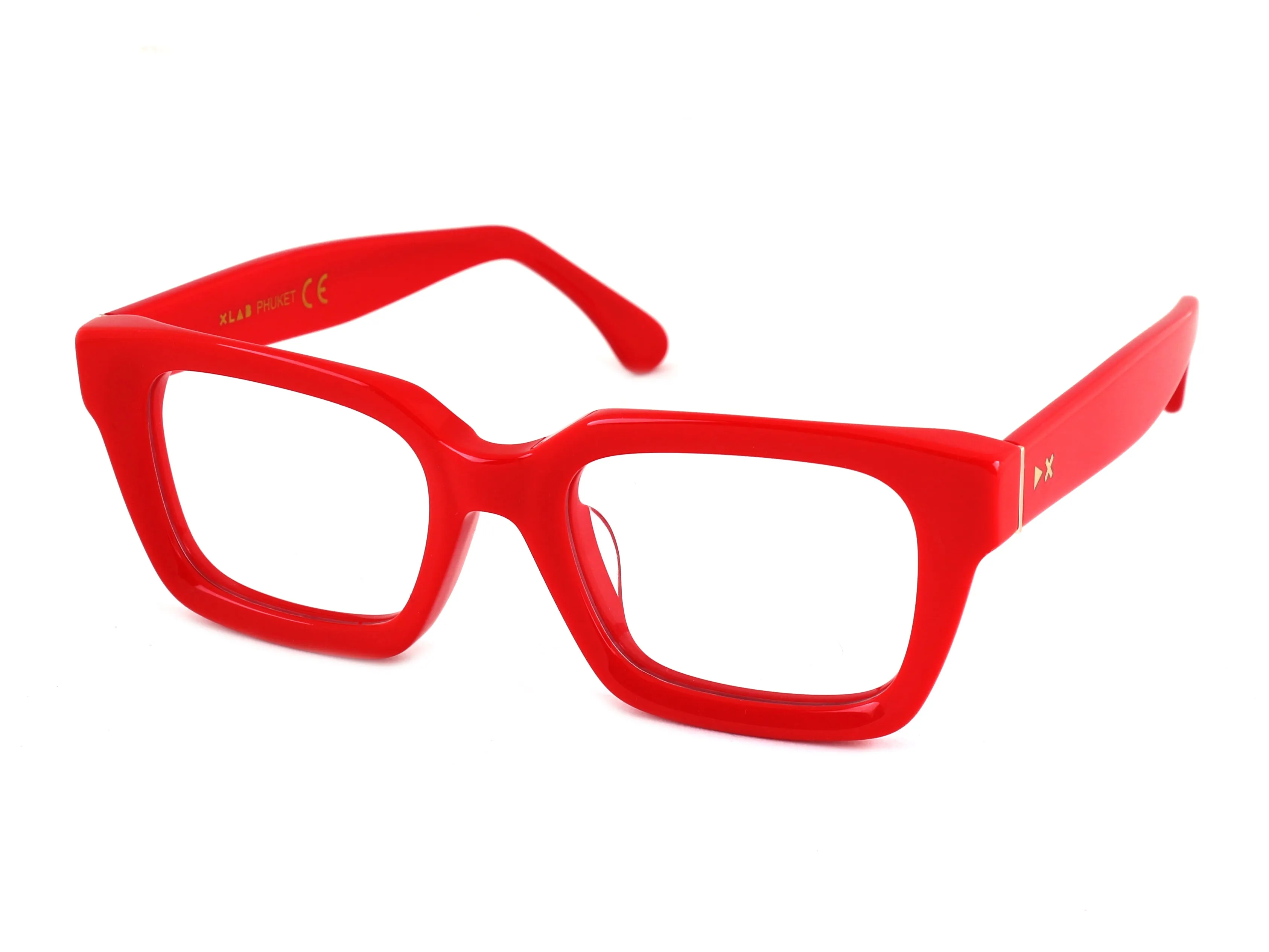 XLAB Unisex Phuket Montature da vista Acetato Nero Squadrata Anti-luce blu Anti luce blu - per PC - immagine 3