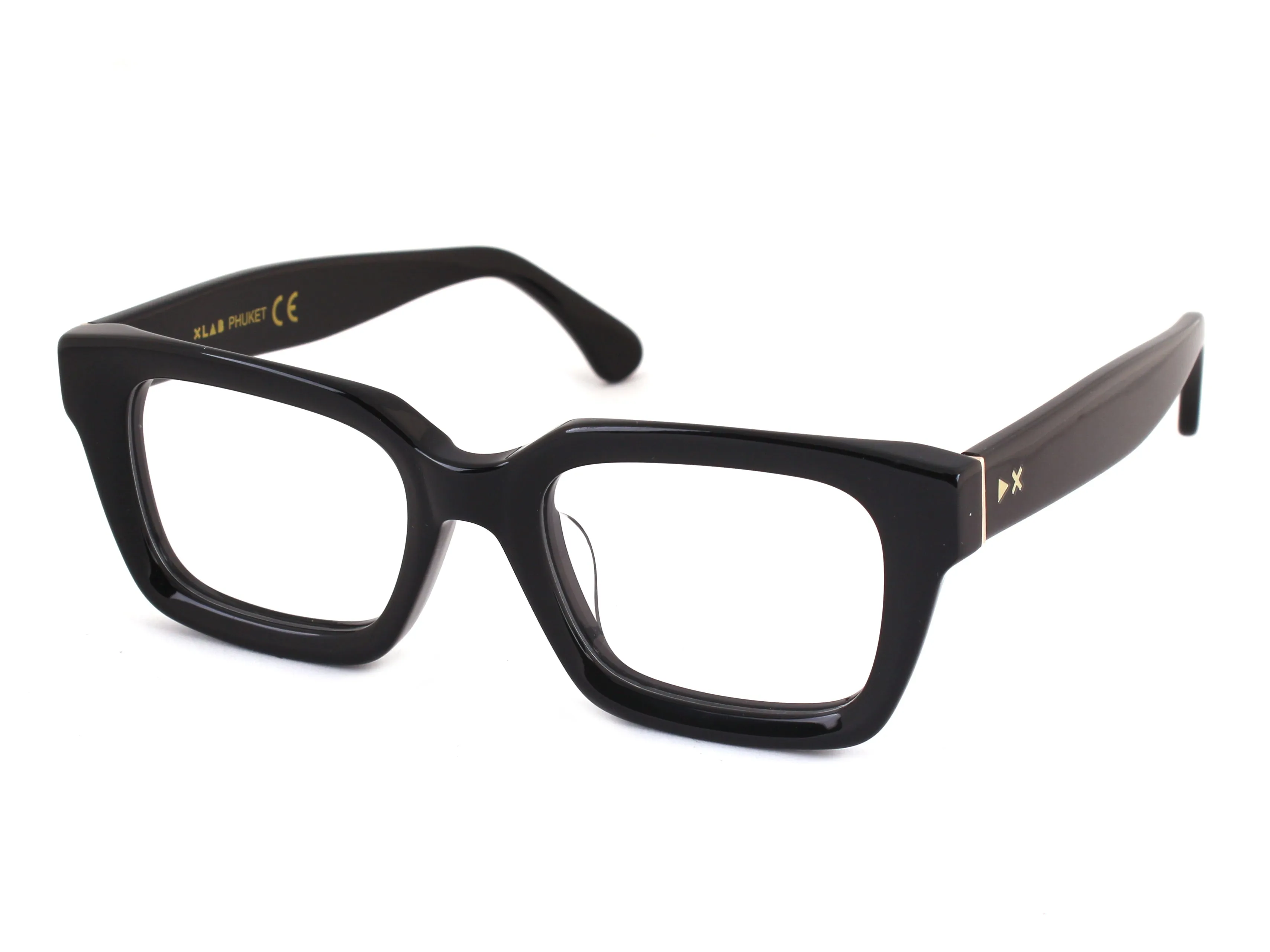 XLAB Unisex Phuket Montature da vista Acetato Rosso Squadrata Antiriflesso Antiriflesso - immagine 2