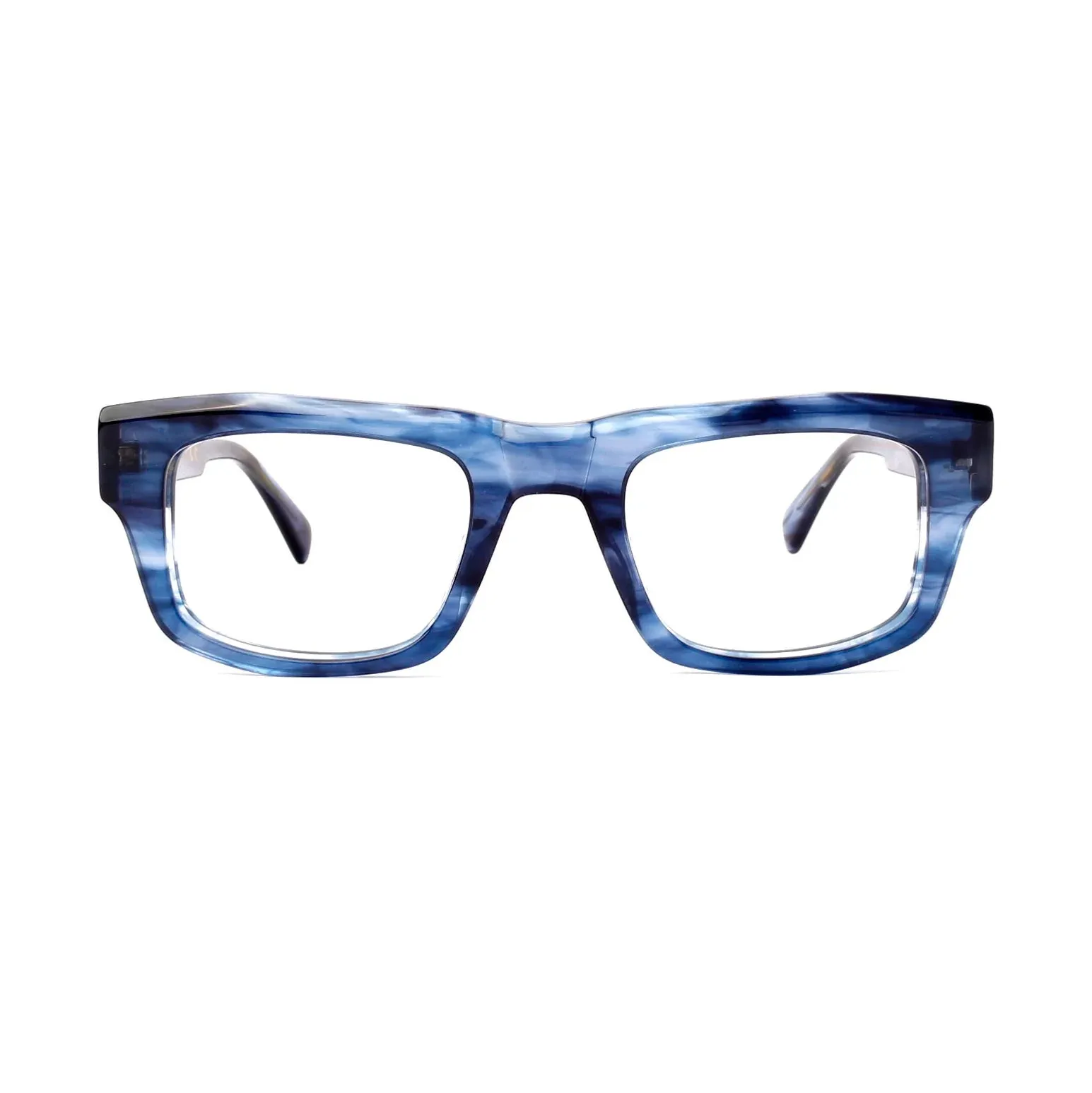 XLAB Pantelleria Montature da vista Acetato Nero Squadrata Anti-luce blu Anti luce blu - per PC - immagine 2