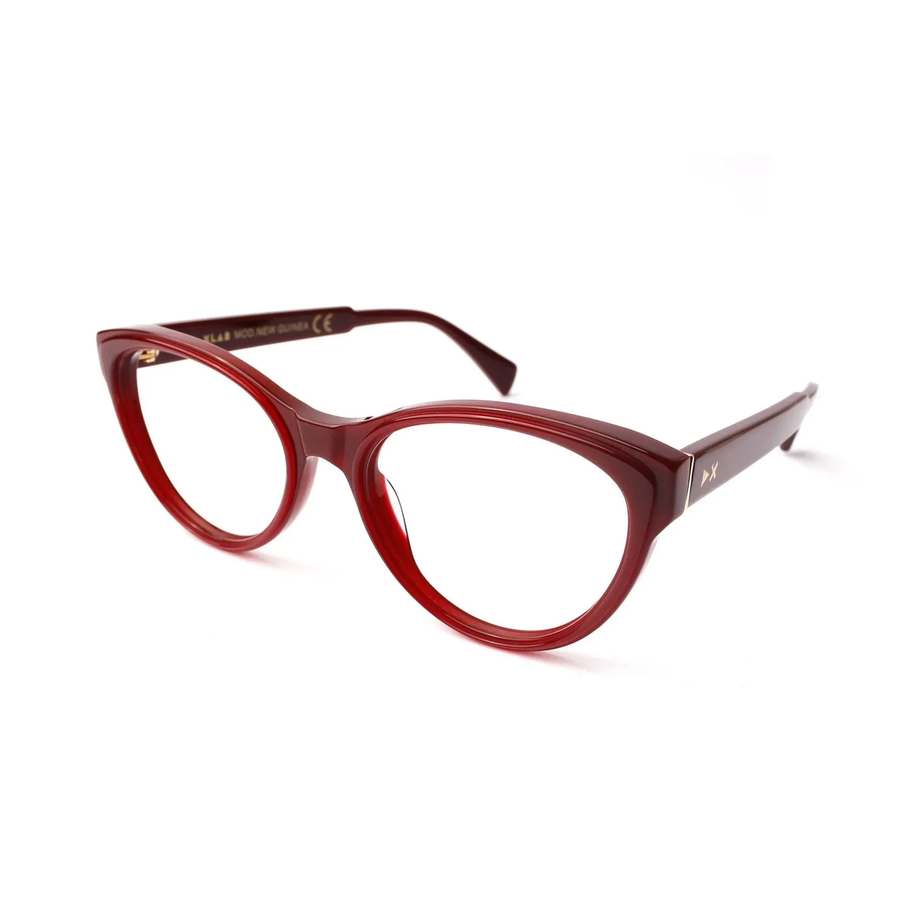 XLAB New guinea Montature da vista Acetato Nero Marrone Cat Eye Fotocromatiche - immagine 1