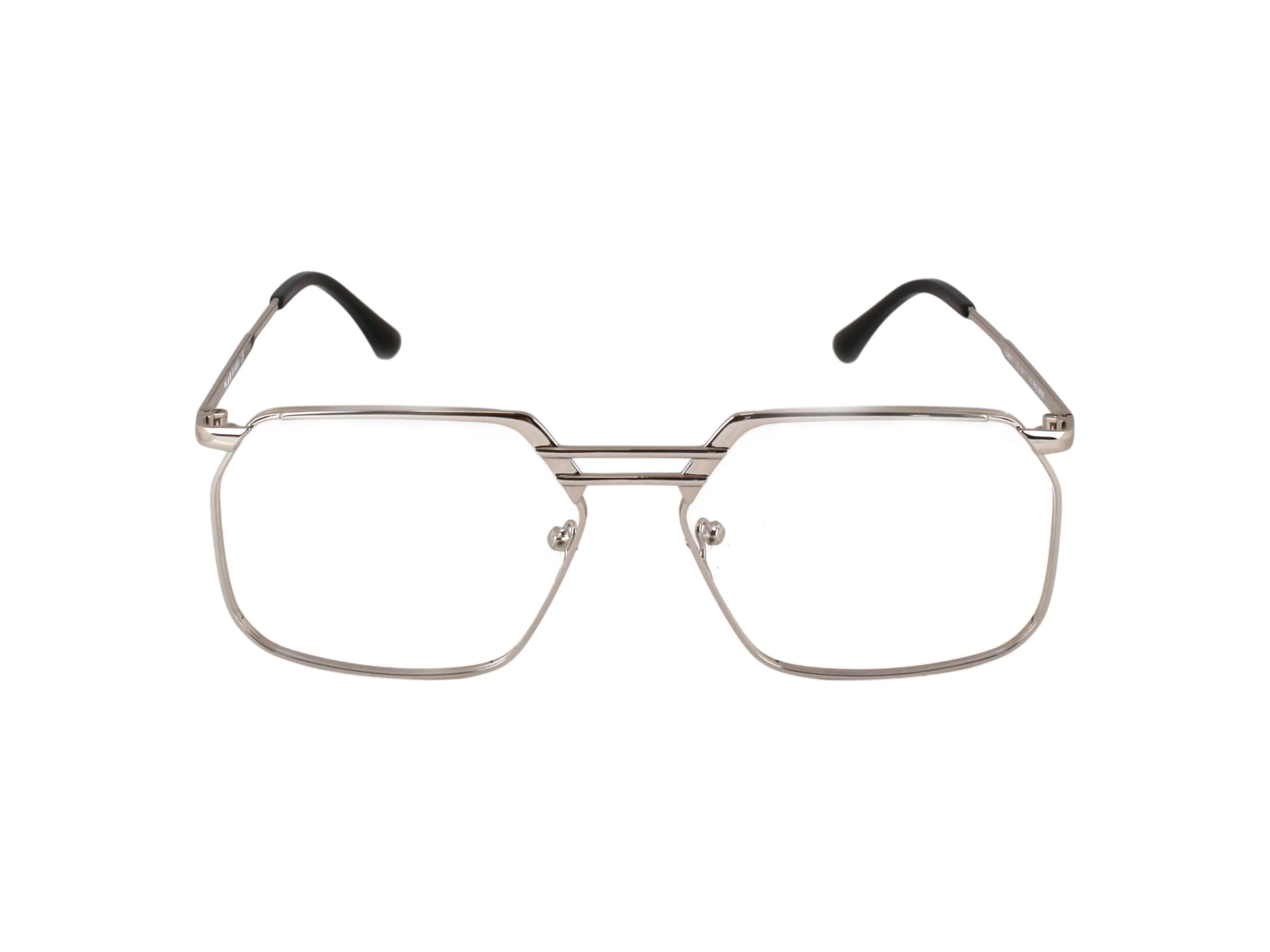XLAB Moorea Montature da vista Metallo Argento Oversize Anti-luce blu Anti luce blu - per PC - immagine 2