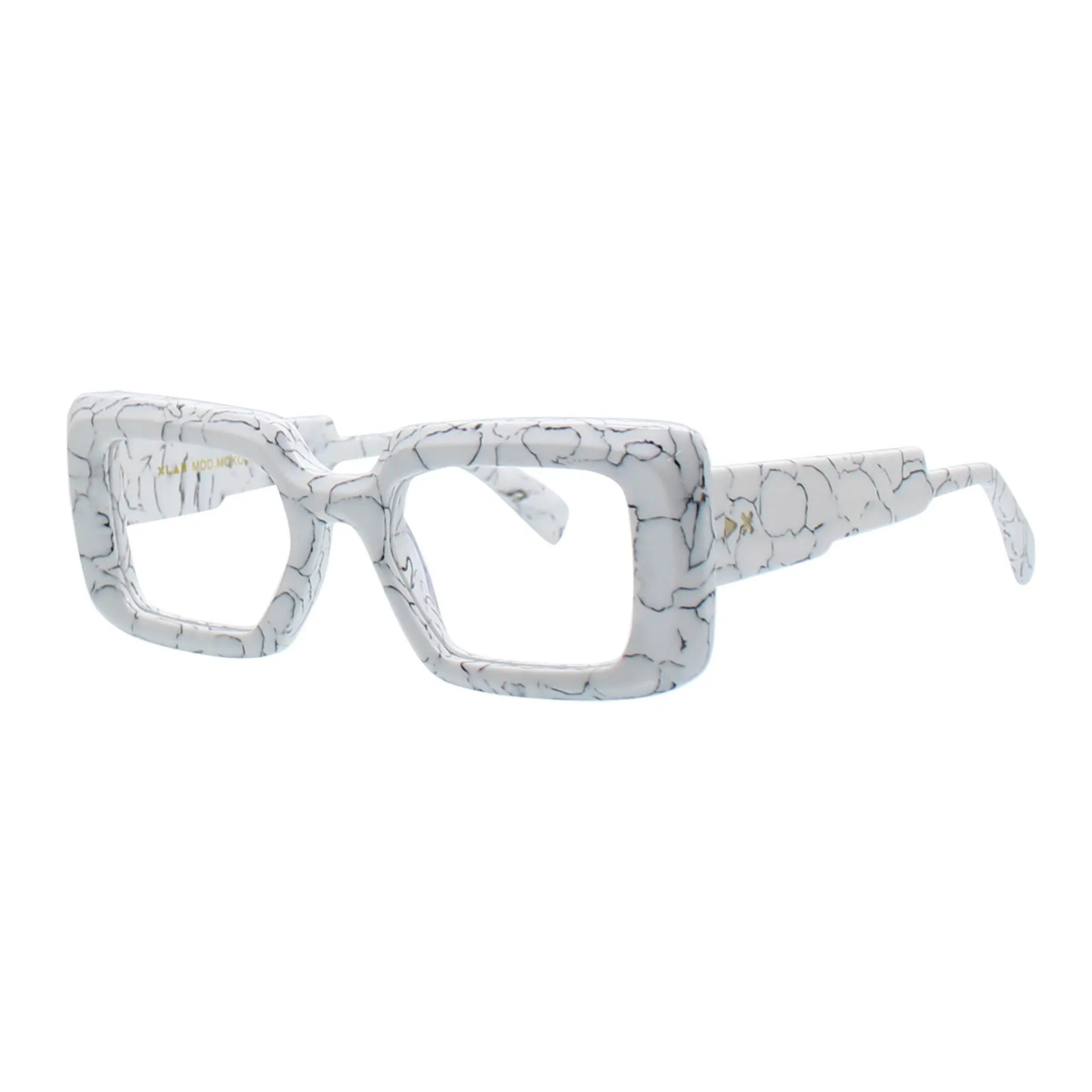 XLAB Donna Mokoia Montature da vista Acetato Nero marmorizzato Squadrata Anti-luce blu Anti luce blu - per PC - immagine 1