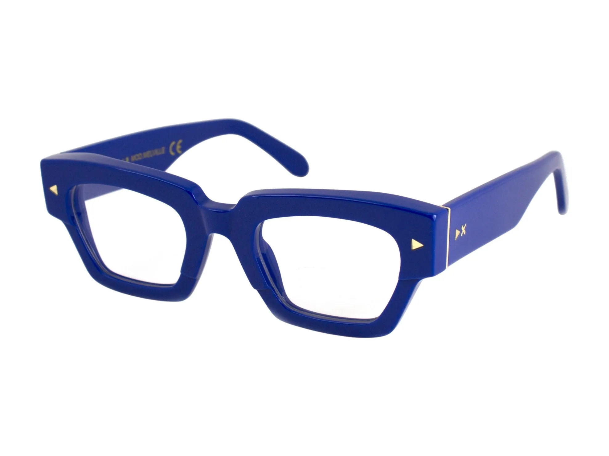 XLAB Unisex Melville Montature da vista Acetato Champagne Squadrata Anti-luce blu Anti luce blu - per PC - immagine 1