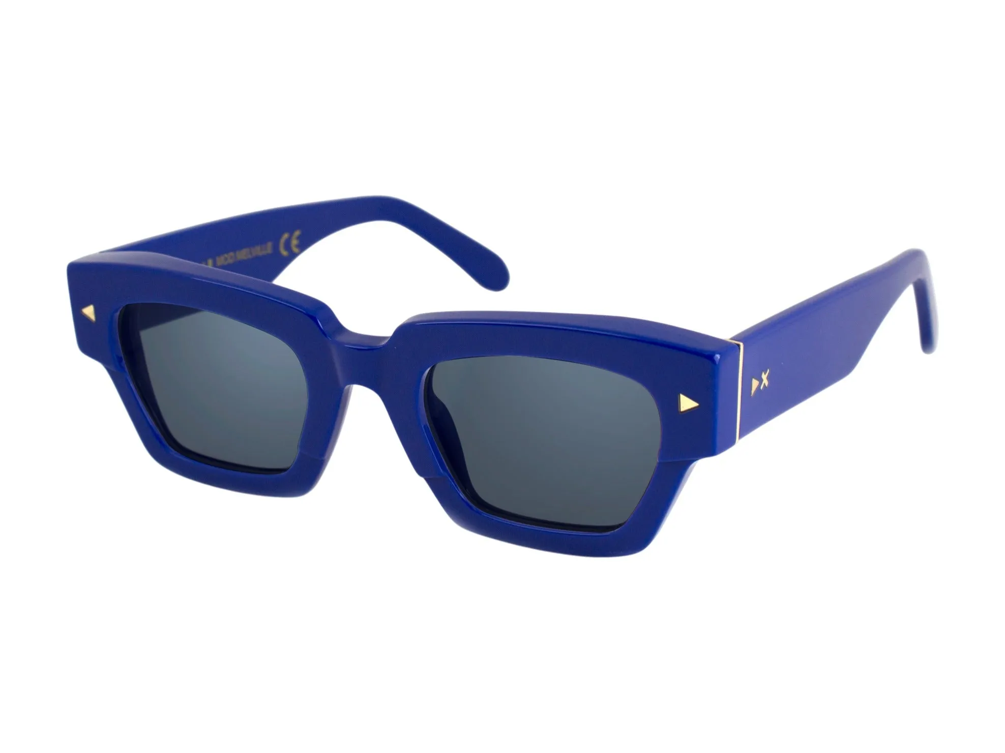 XLAB Unisex Melville Montature da vista Acetato Nero-opaco Squadrata Anti-luce blu Anti luce blu - per PC - immagine 4