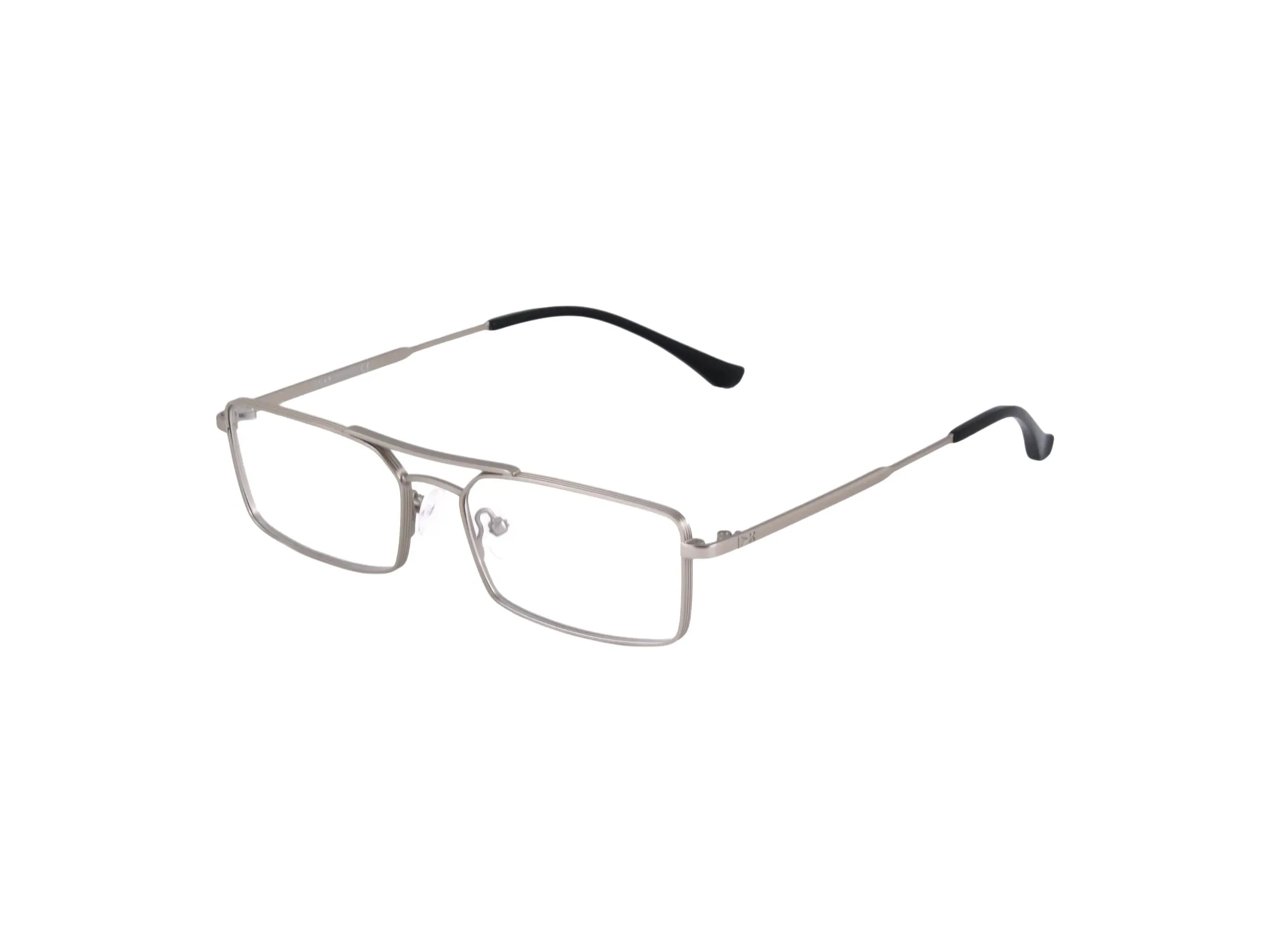 XLAB Unisex Mauritius Montature da vista Metallo Argento Squadrata Antiriflesso Antiriflesso - immagine 1
