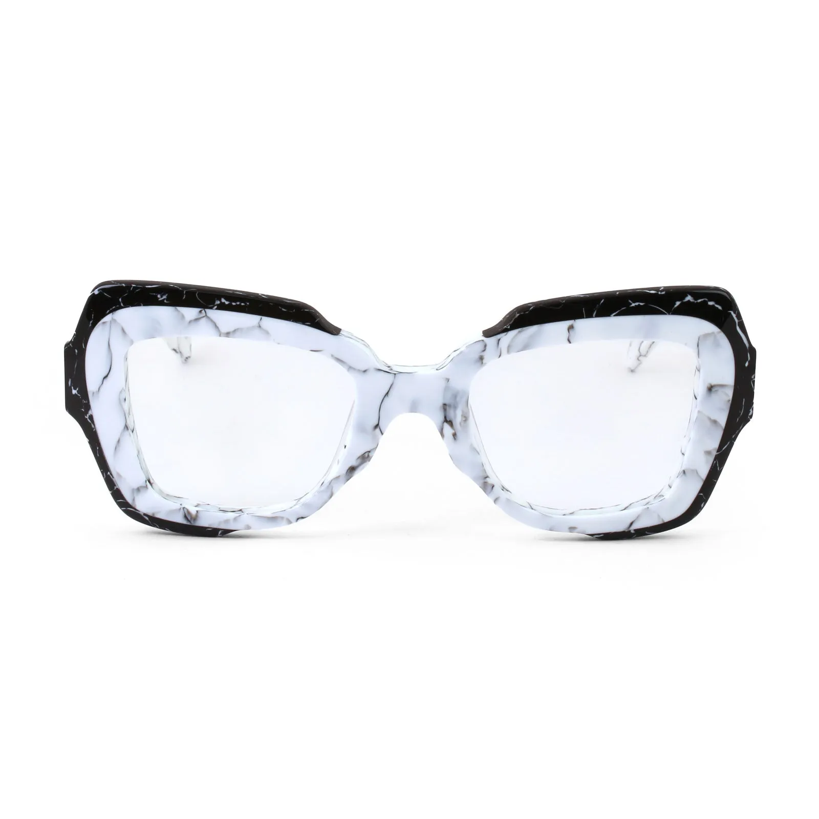 XLAB Donna Lofoten Montature da vista Acetato Nero Marrone Farfalla Fotocromatiche - immagine 2