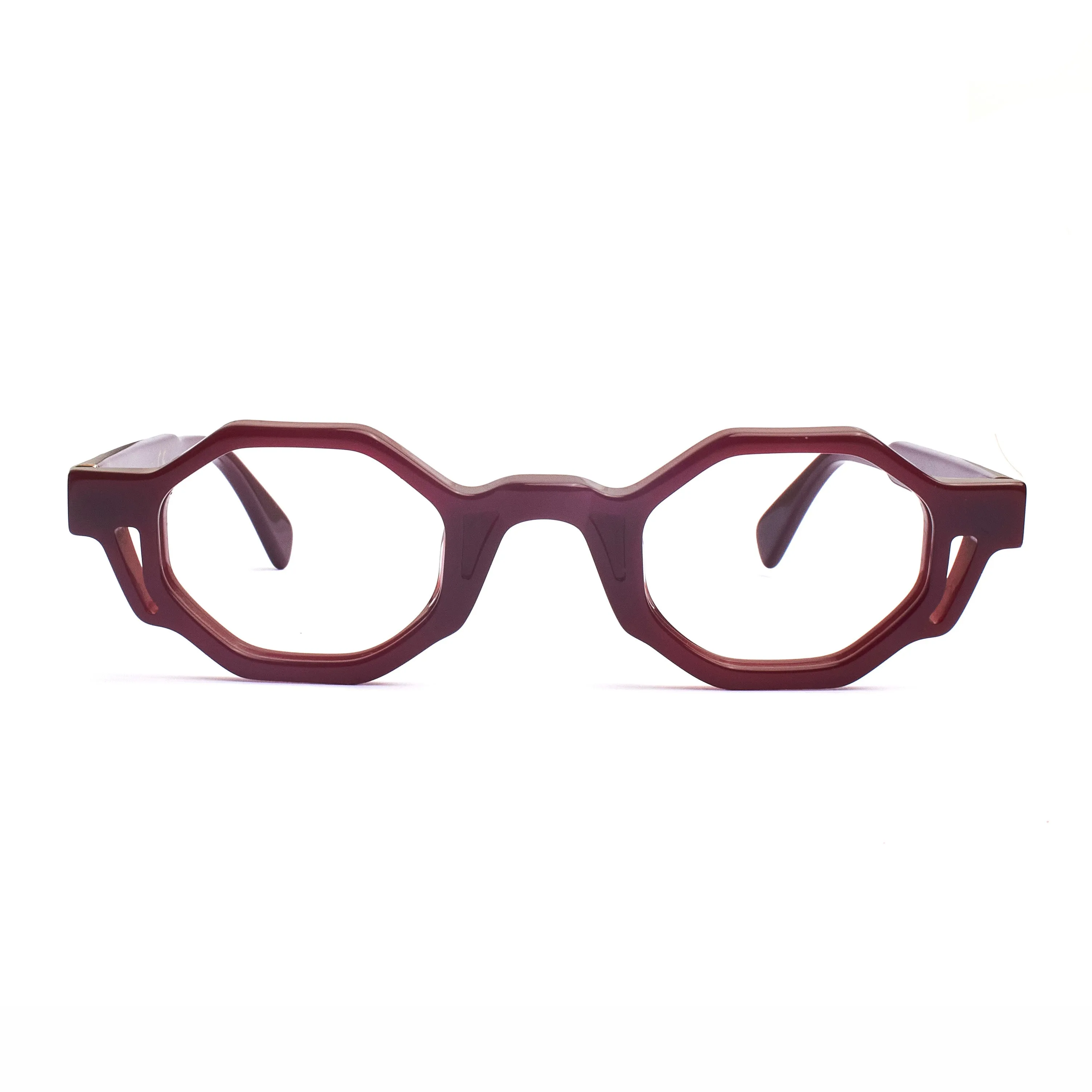 XLAB Unisex Kosada Montature da vista Acetato Tartaruga Geometrica Antiriflesso Antiriflesso - immagine 2