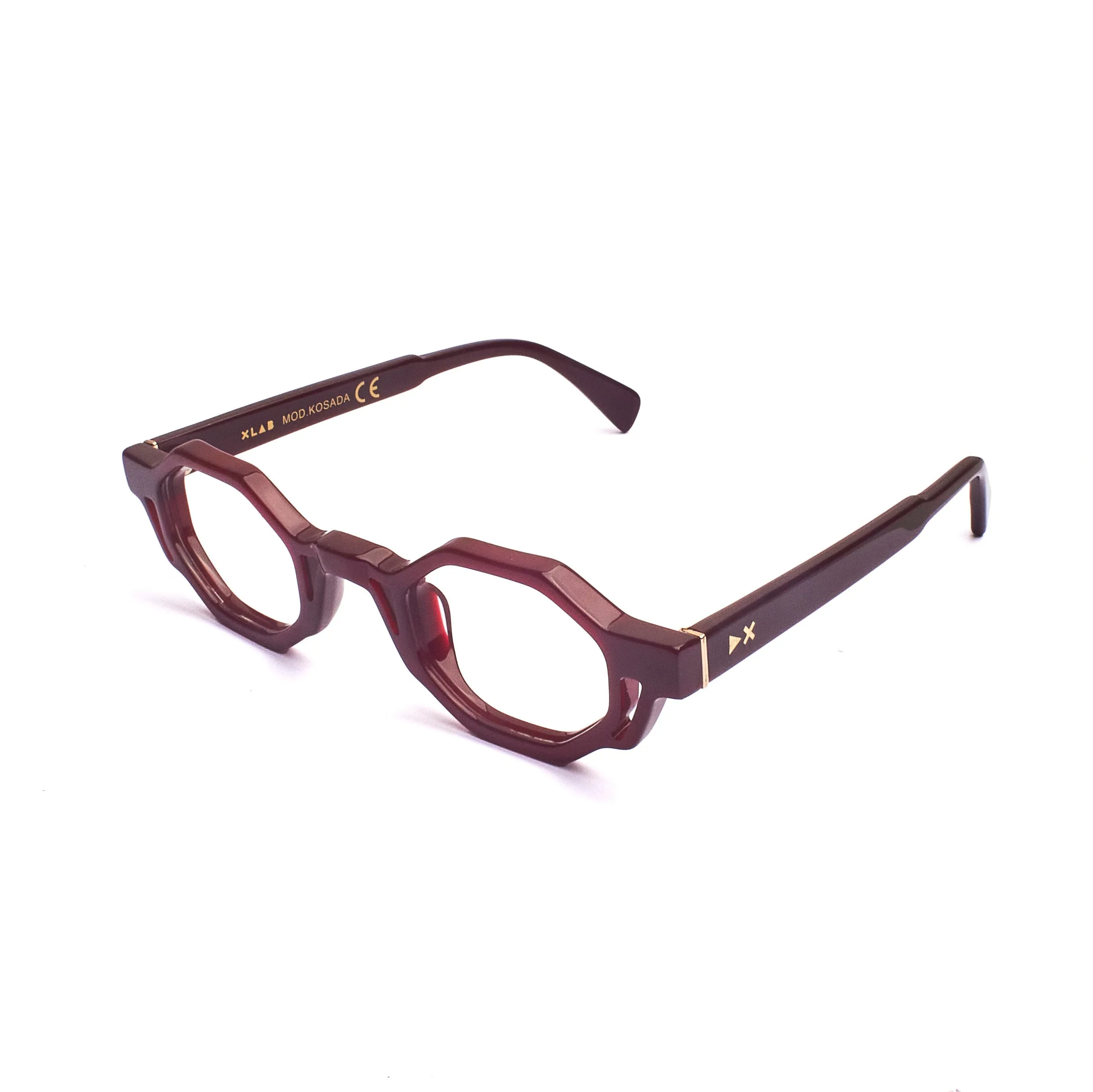 XLAB Unisex Kosada Montature da vista Acetato Verde Geometrica Anti-luce blu Anti luce blu - per PC - immagine 1