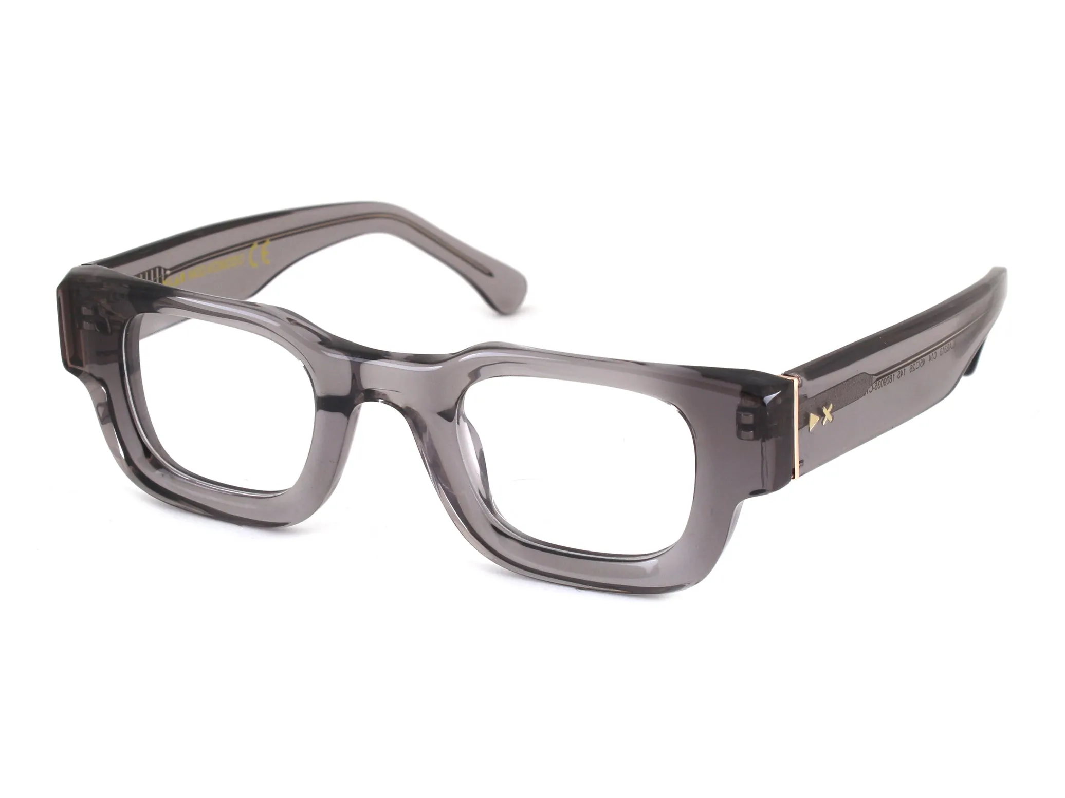 XLAB Komodo Montature da vista Acetato Rosso Fumo Squadrata Fotocromatiche - immagine 4