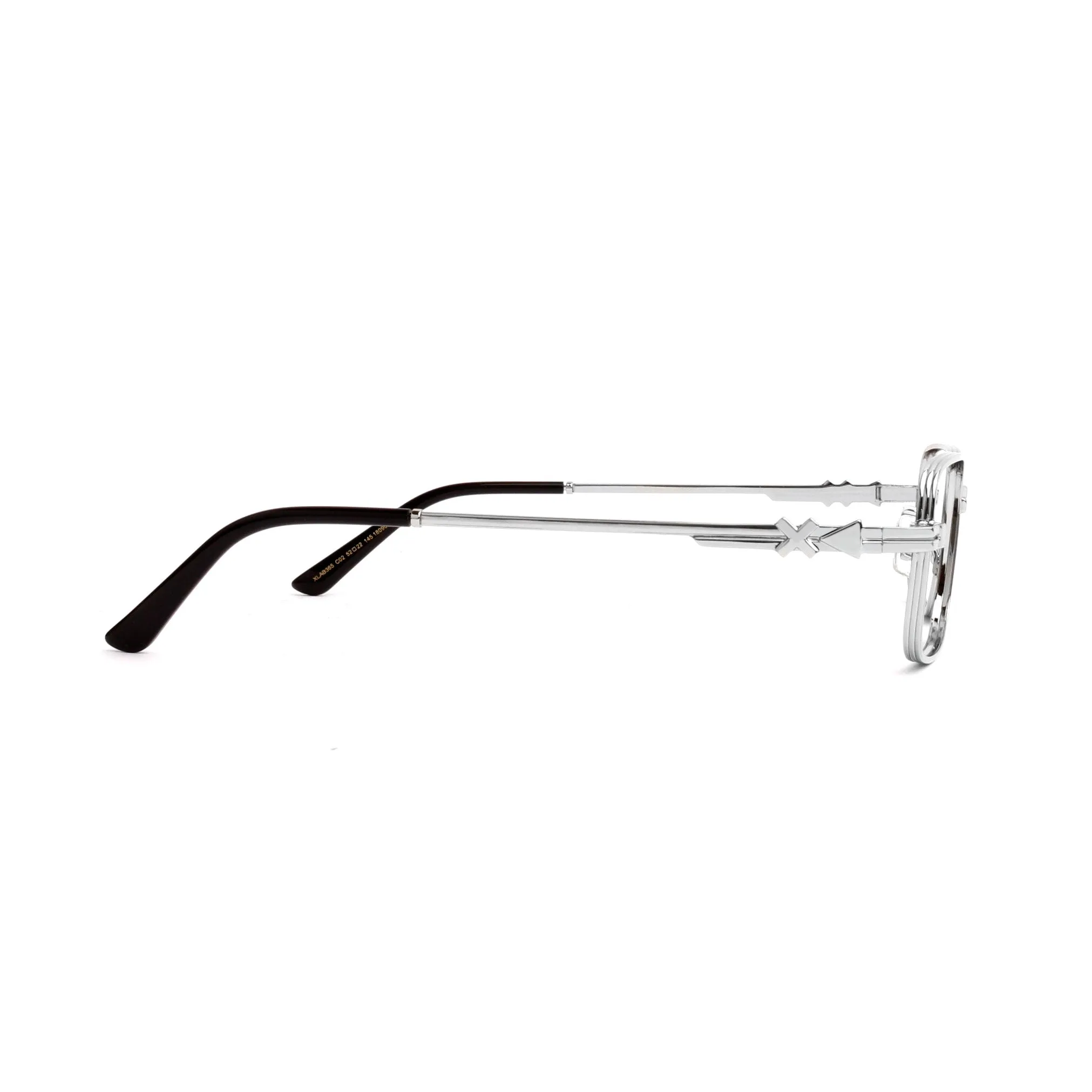 XLAB Unisex Kapiti Montature da vista Metallo Argento Squadrata Antiriflesso Antiriflesso - immagine 3