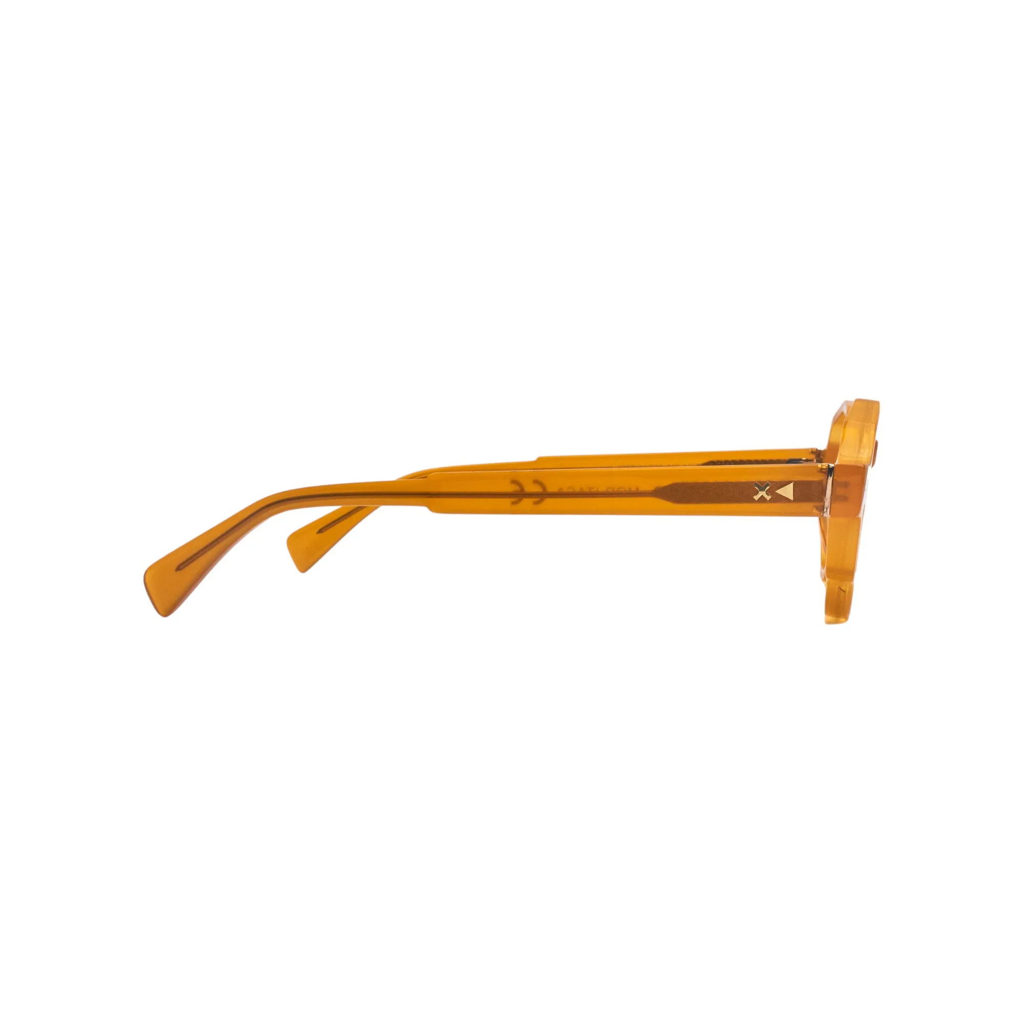 XLAB Unisex Itaca Montature da vista Acetato Verde striato Marrone Geometrica Fotocromatiche - immagine 3