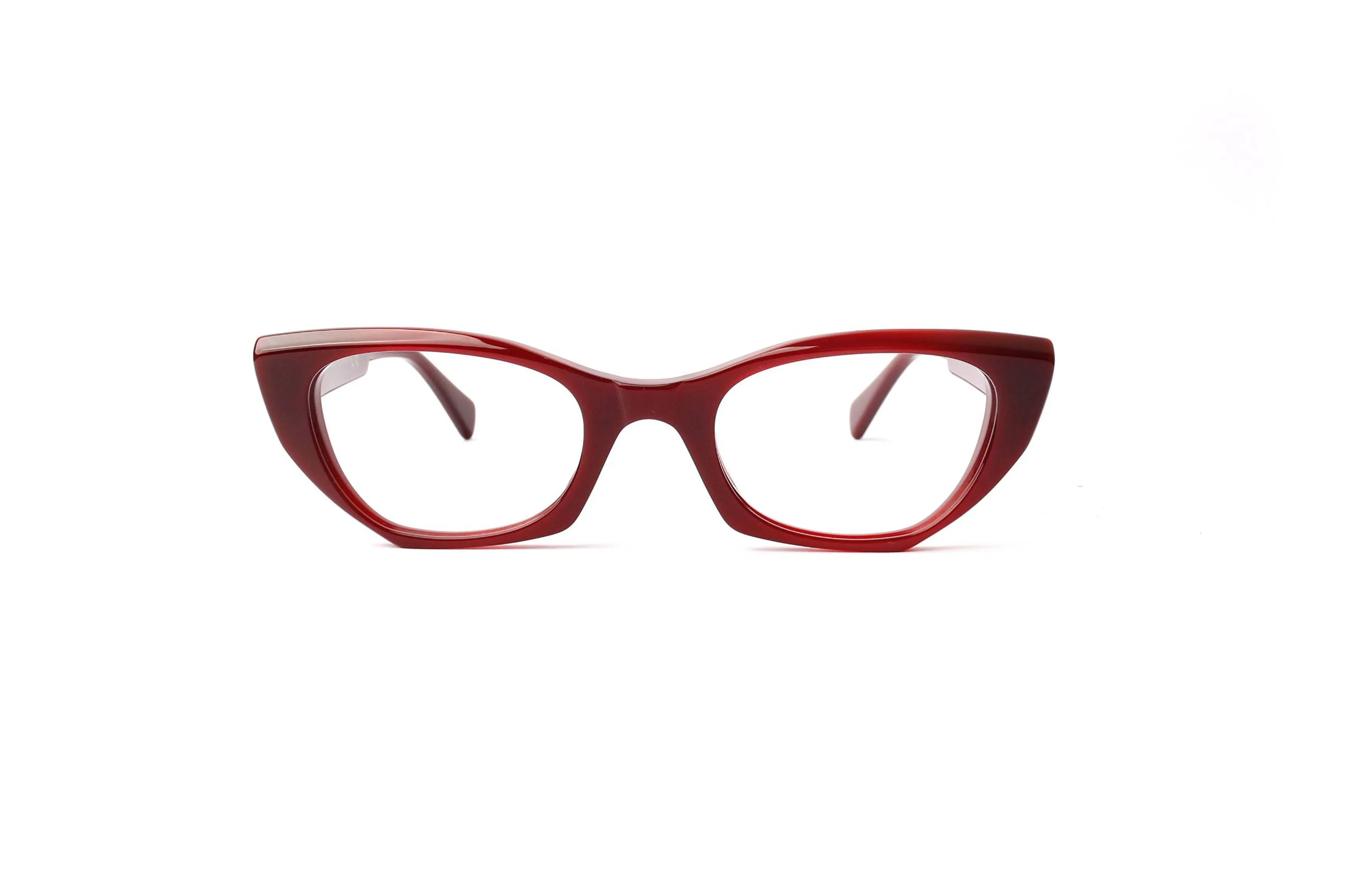 XLAB Donna Irlanda Montature da vista Acetato Bordeaux Cat Eye Anti-luce blu Anti luce blu - per PC - immagine 2
