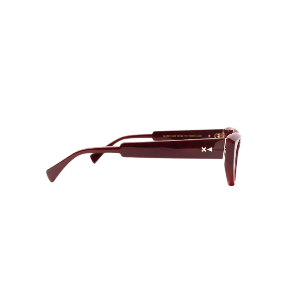 XLAB Donna Irlanda Montature da vista Acetato Bordeaux Cat Eye Antiriflesso Antiriflesso - immagine 3