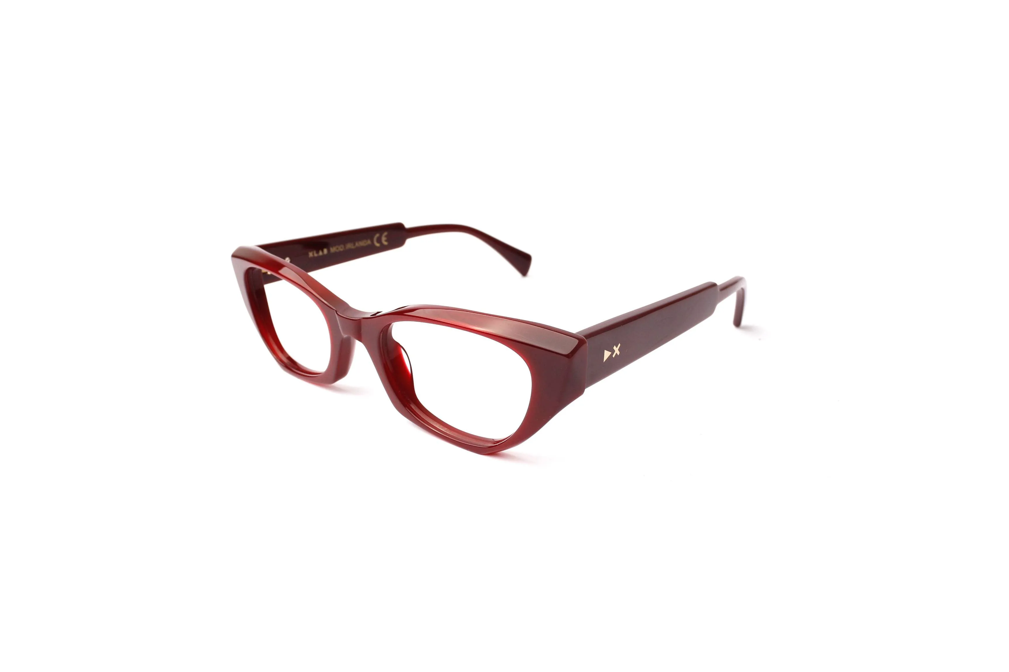 XLAB Donna Irlanda Montature da vista Acetato Miele Marrone Cat Eye Fotocromatiche - immagine 1