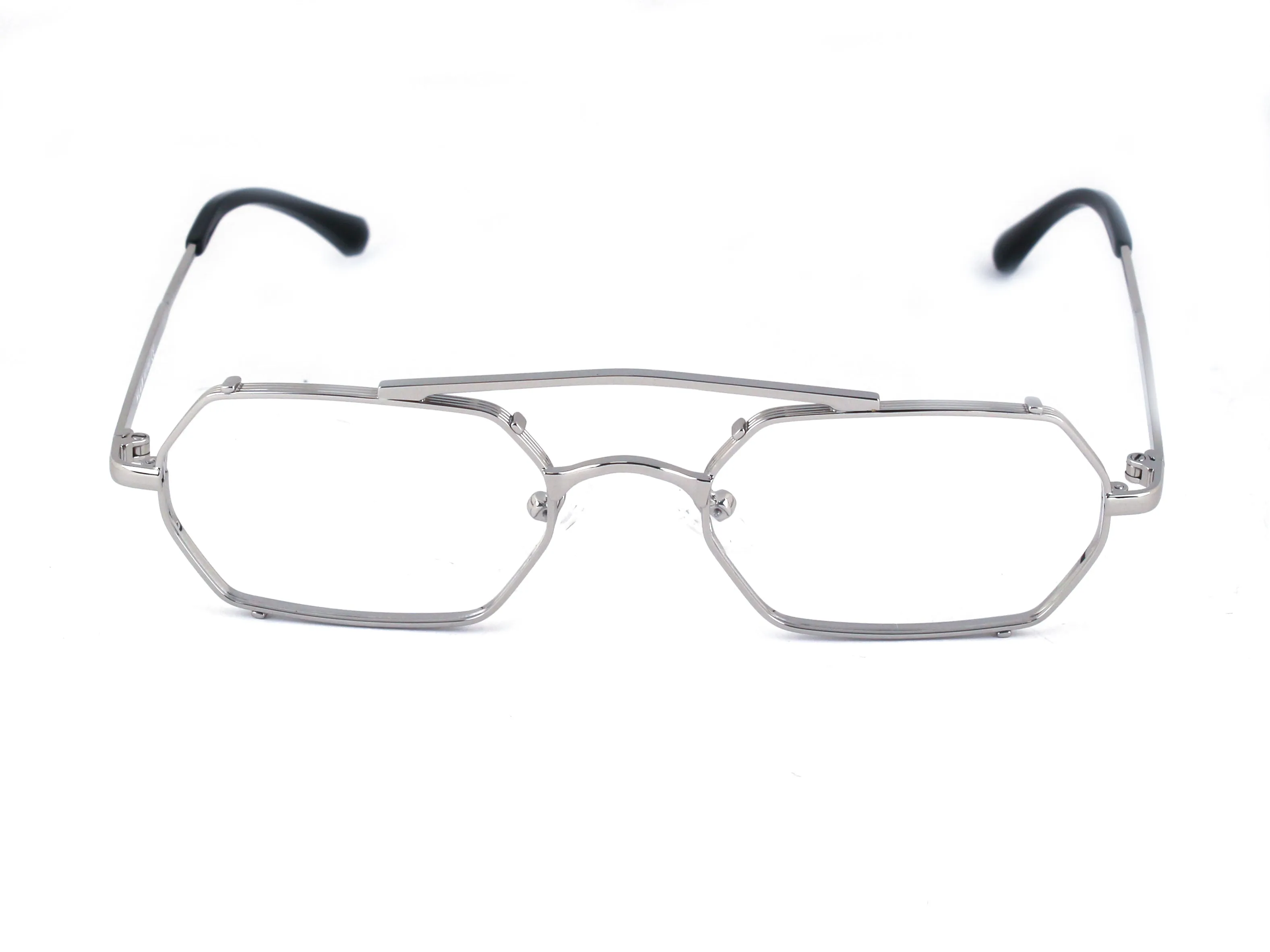 XLAB Unisex Honsu Montature da vista Metallo Nero Geometrica Anti-luce blu Anti luce blu - per PC - immagine 2